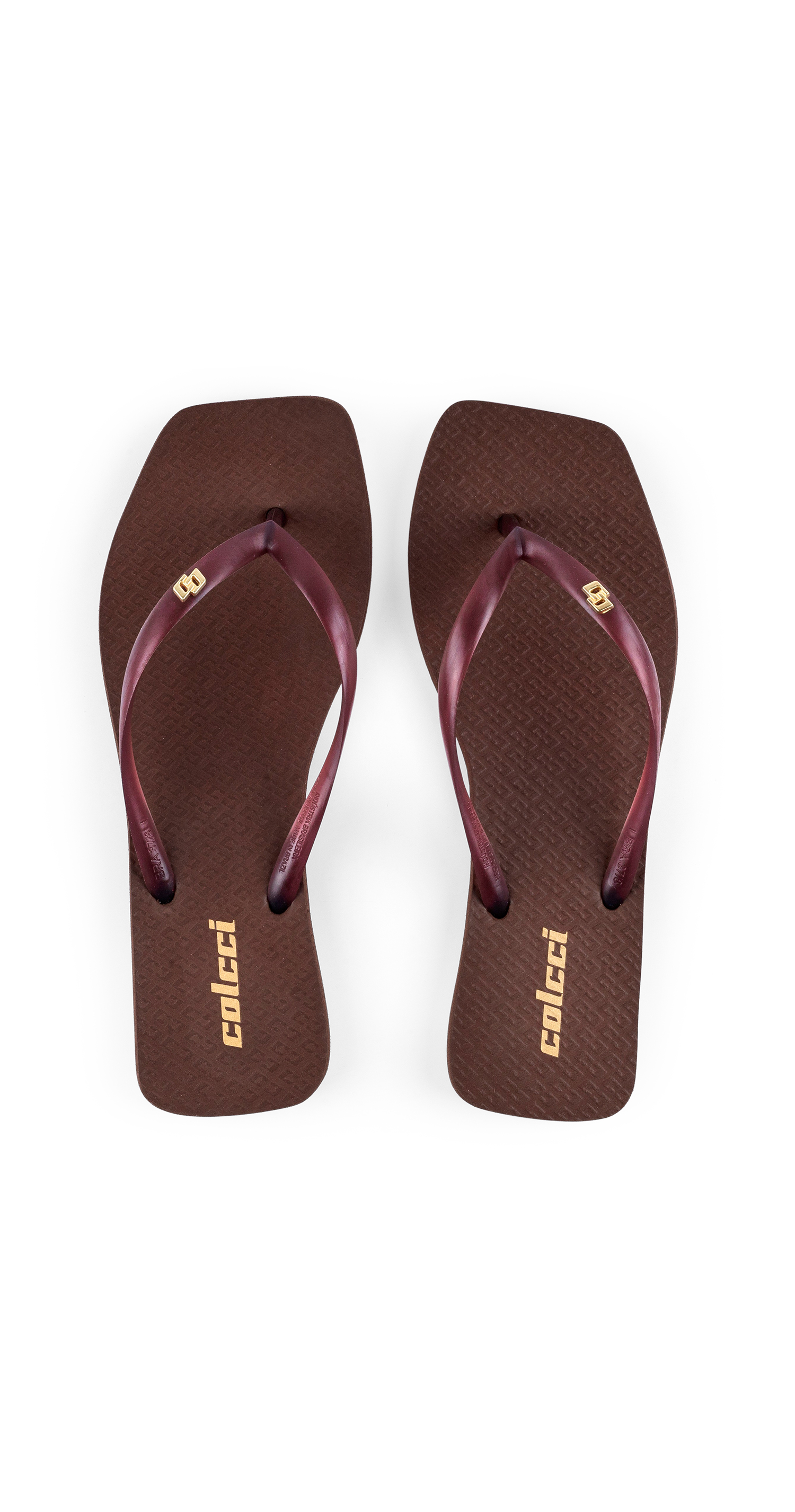 CHINELO FEM COLCCI METAL 33-34 AZUL BOUCHER