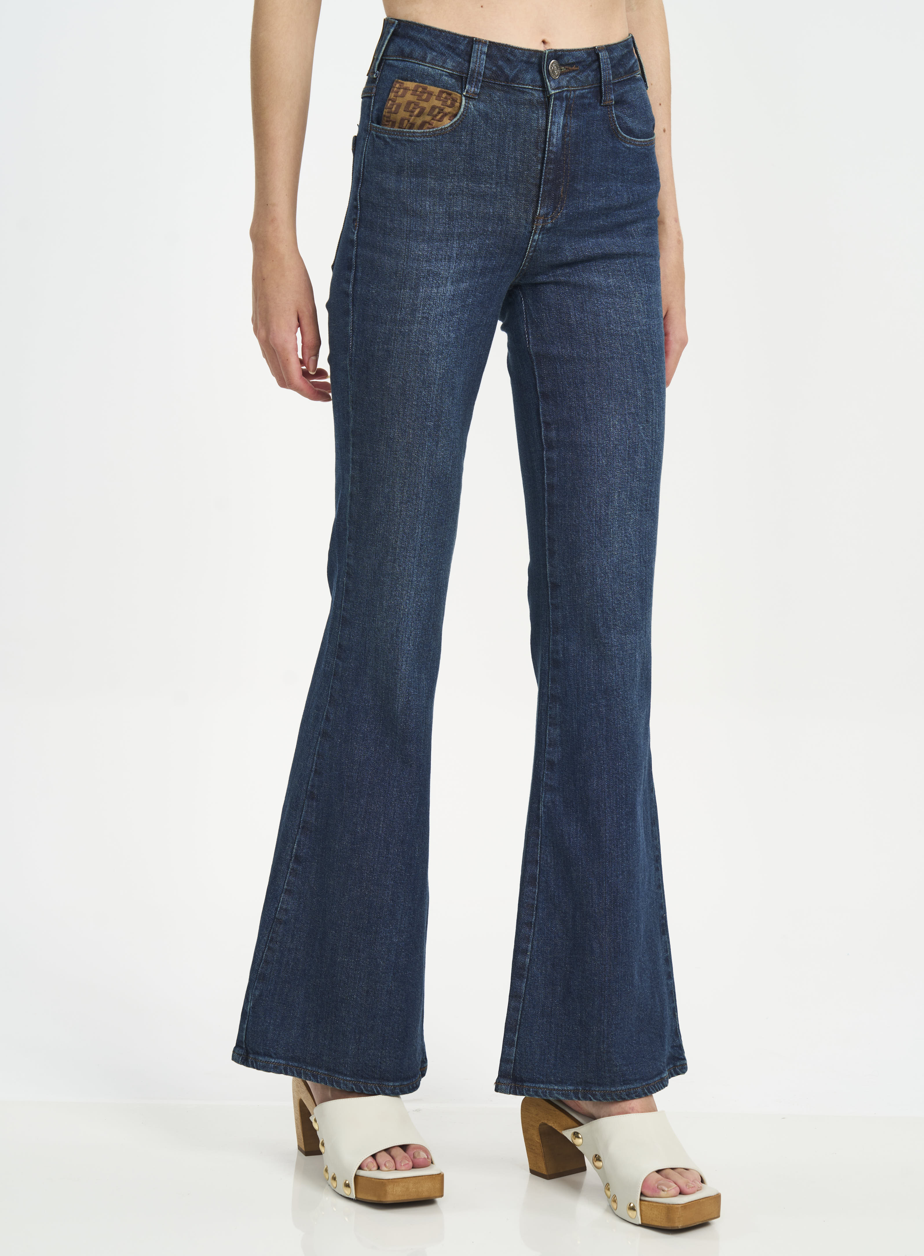 CALÇA JEANS BIA FLARE 36 INDIGO