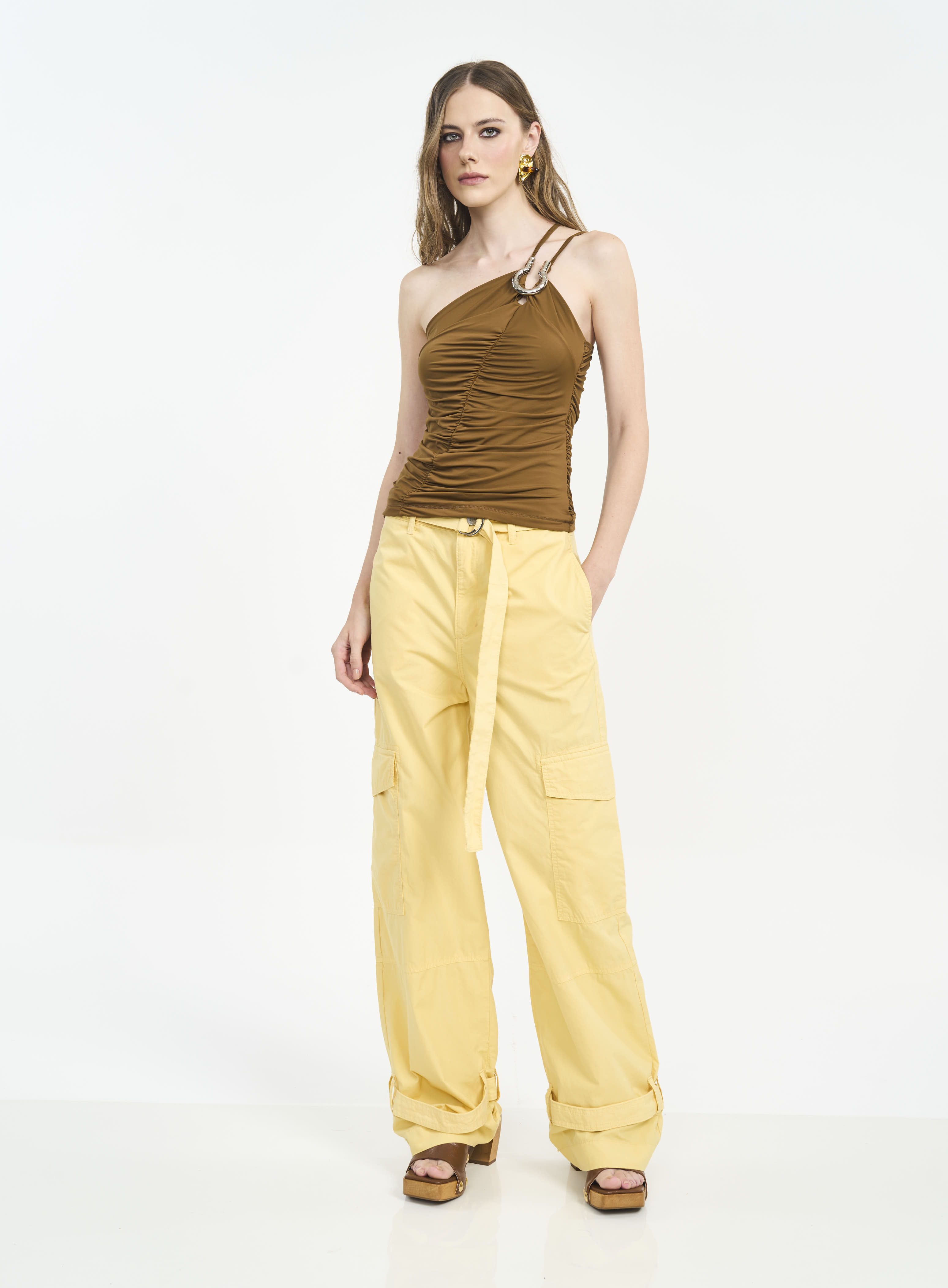 BLUSA COLCCI M MARROM CUMARU