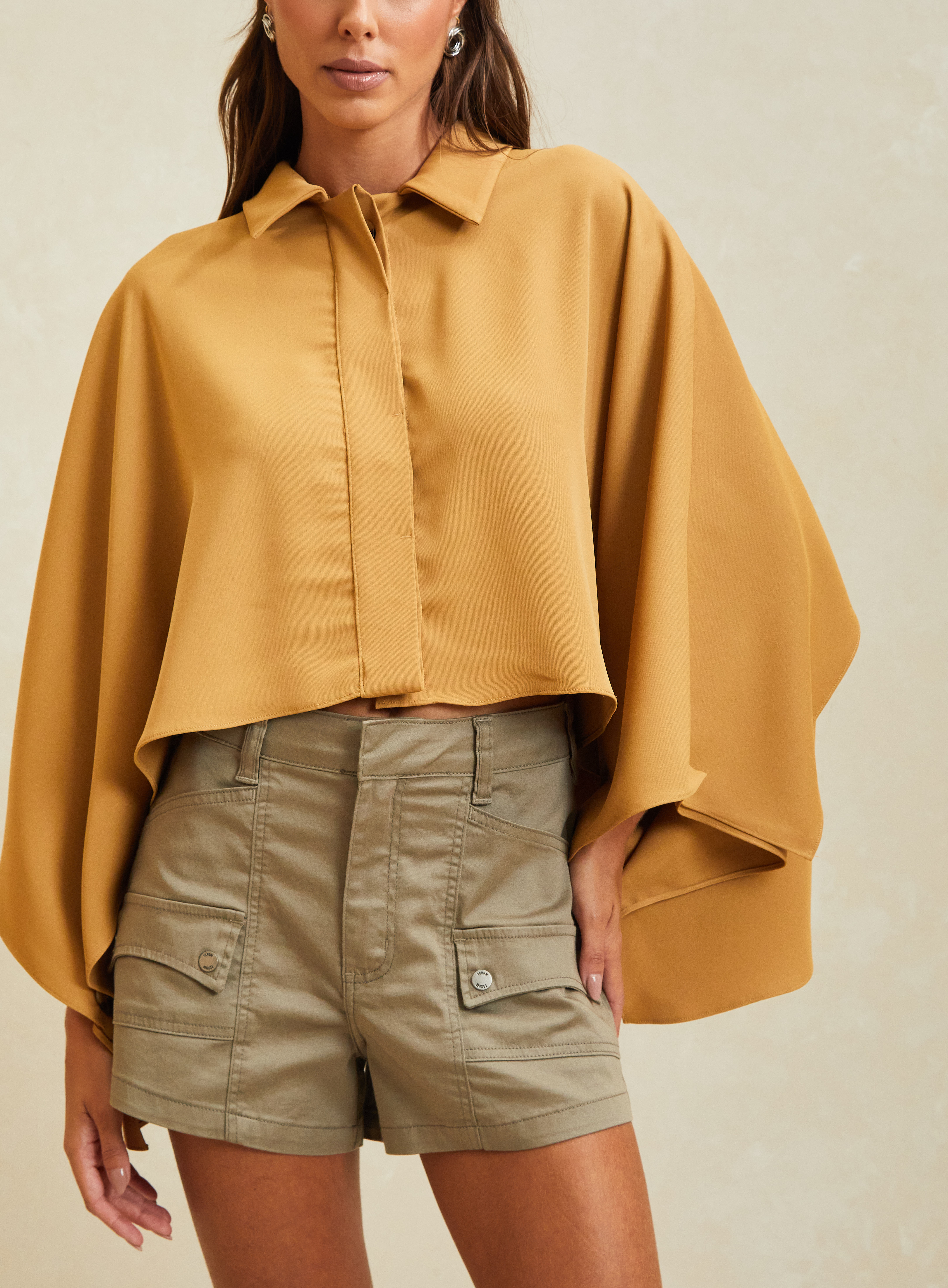 CAMISA FORUM M BEGE HONEY BEE