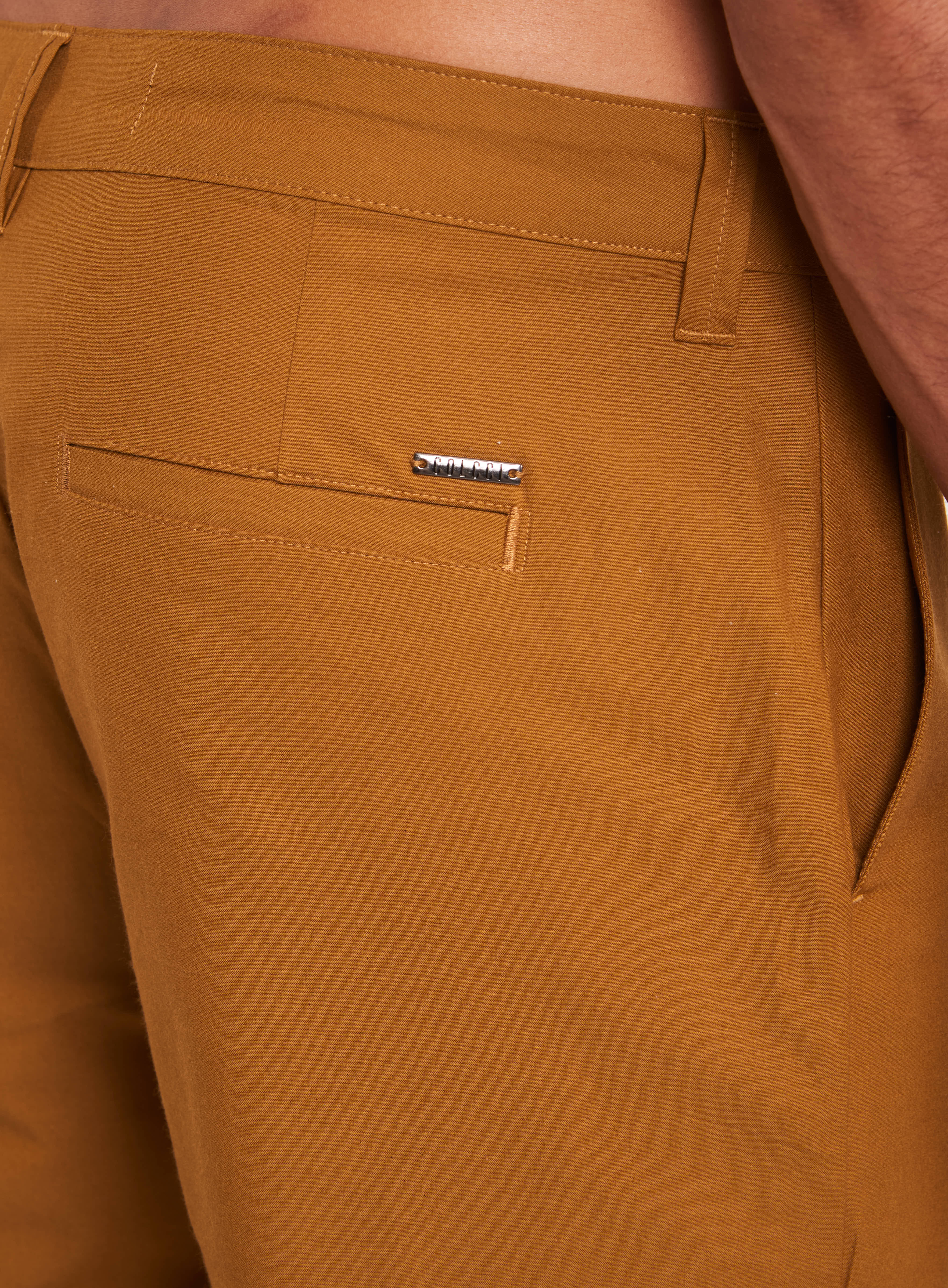 CALÇA COLCCI GG MARROM CRIVO