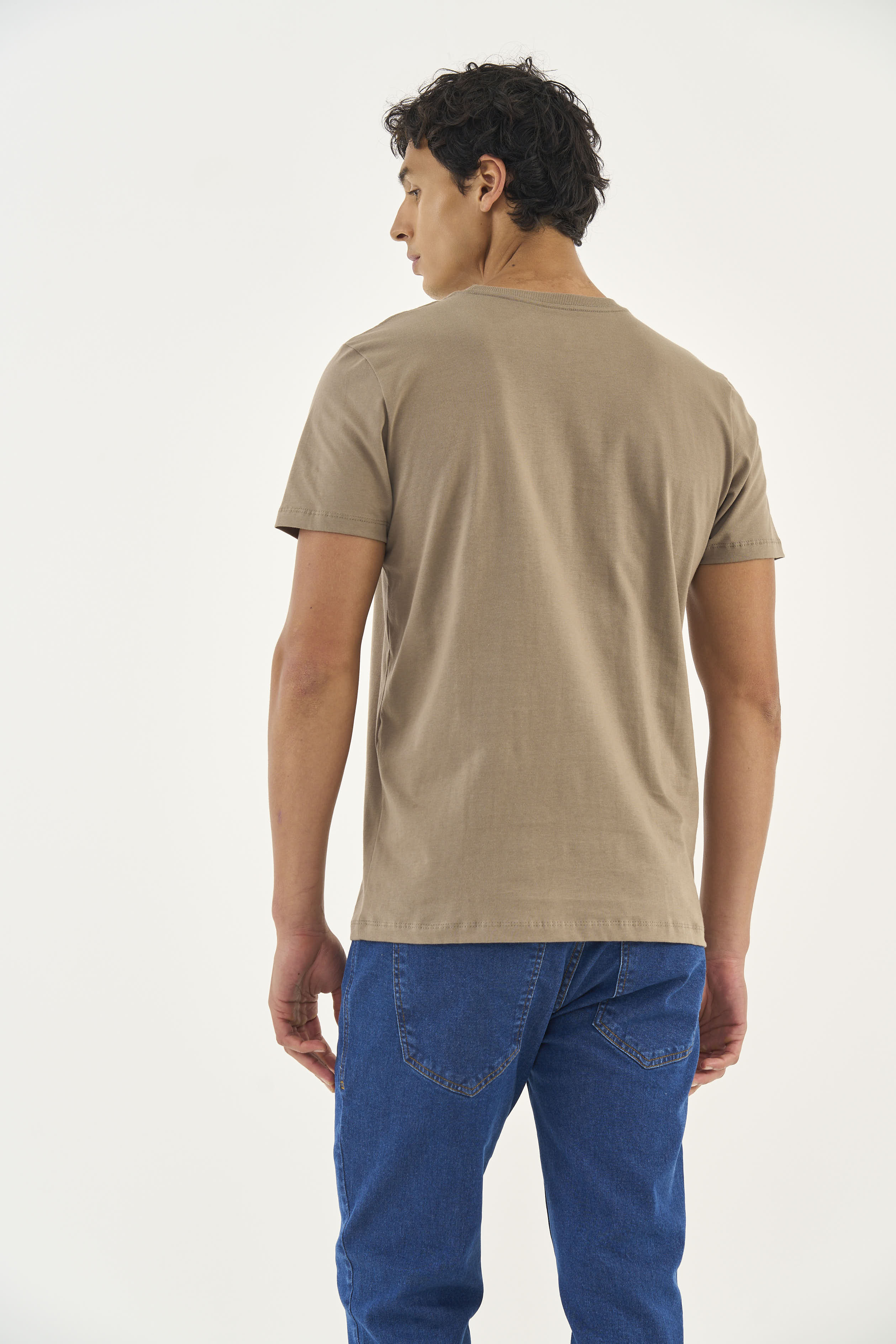 CAMISETA COLCCI GG BEGE CINZAS