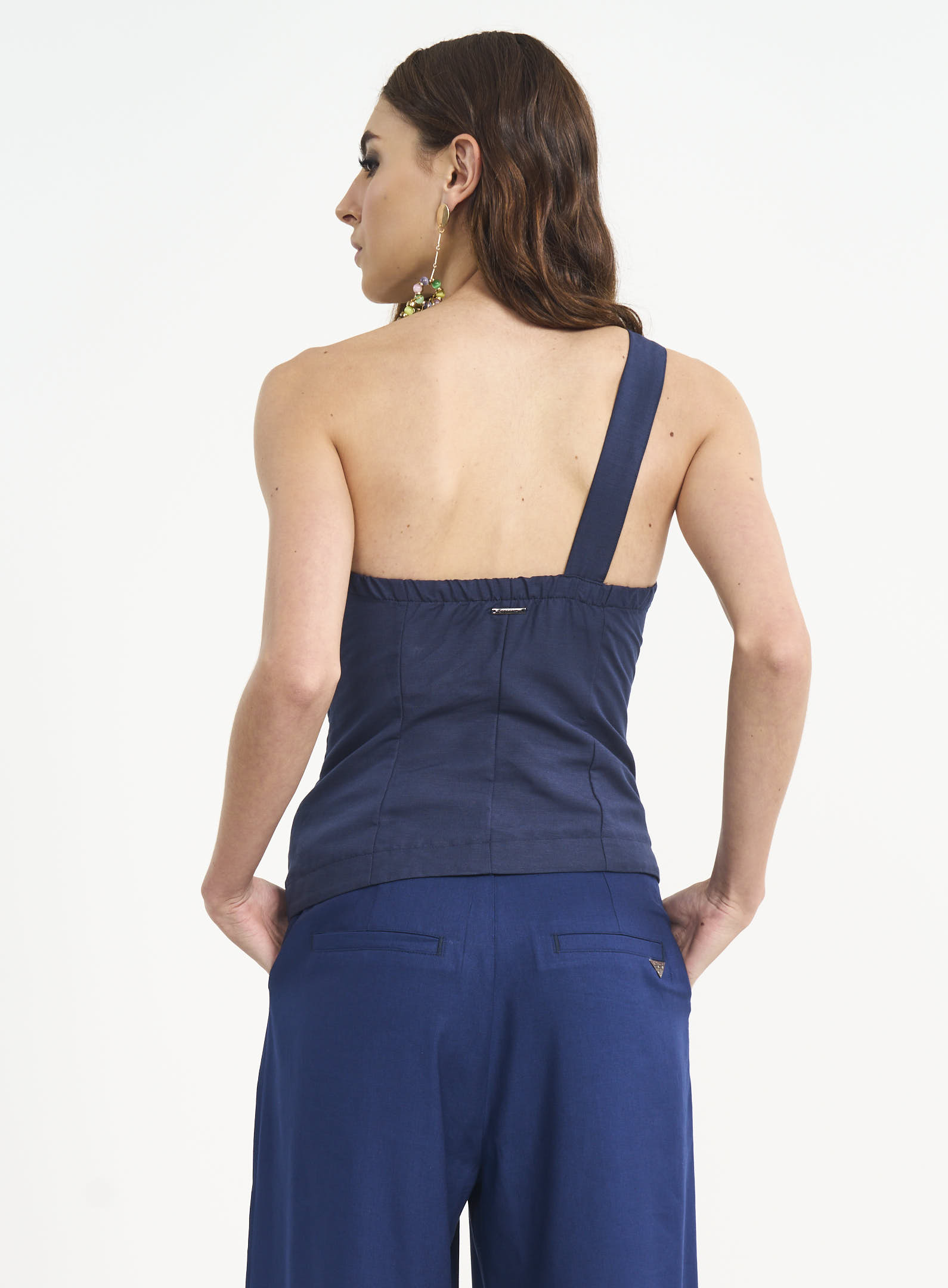 BLUSA LINHO M AZUL OLYMPIC