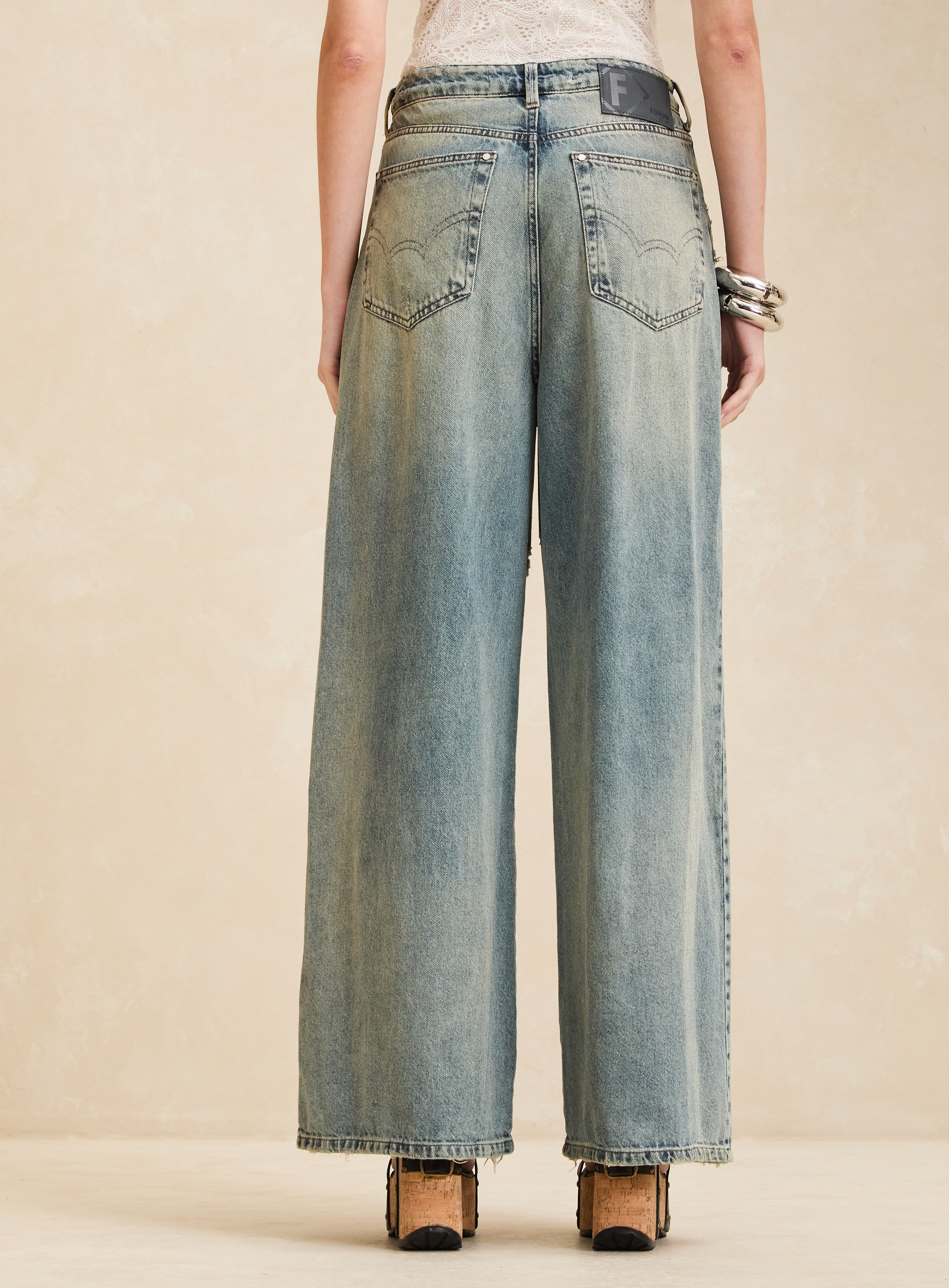 CALÇA JEANS BAGGY 36 INDIGO