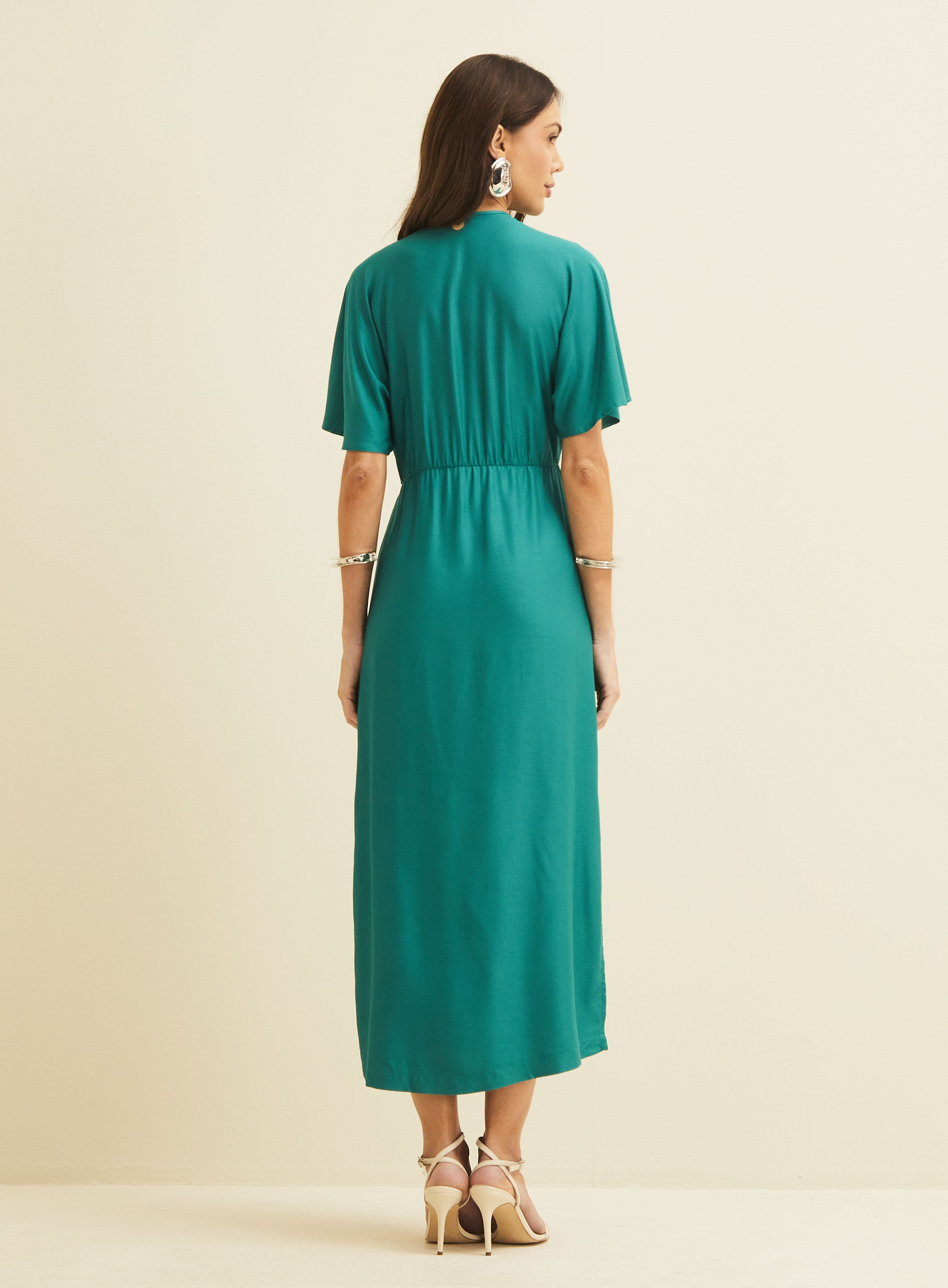 VESTIDO FORUM G BEGE AFFOGATO