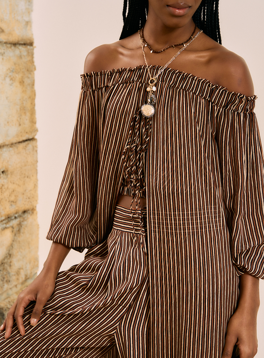 BLUSA LISTRADA G TRIBAL STREAKS