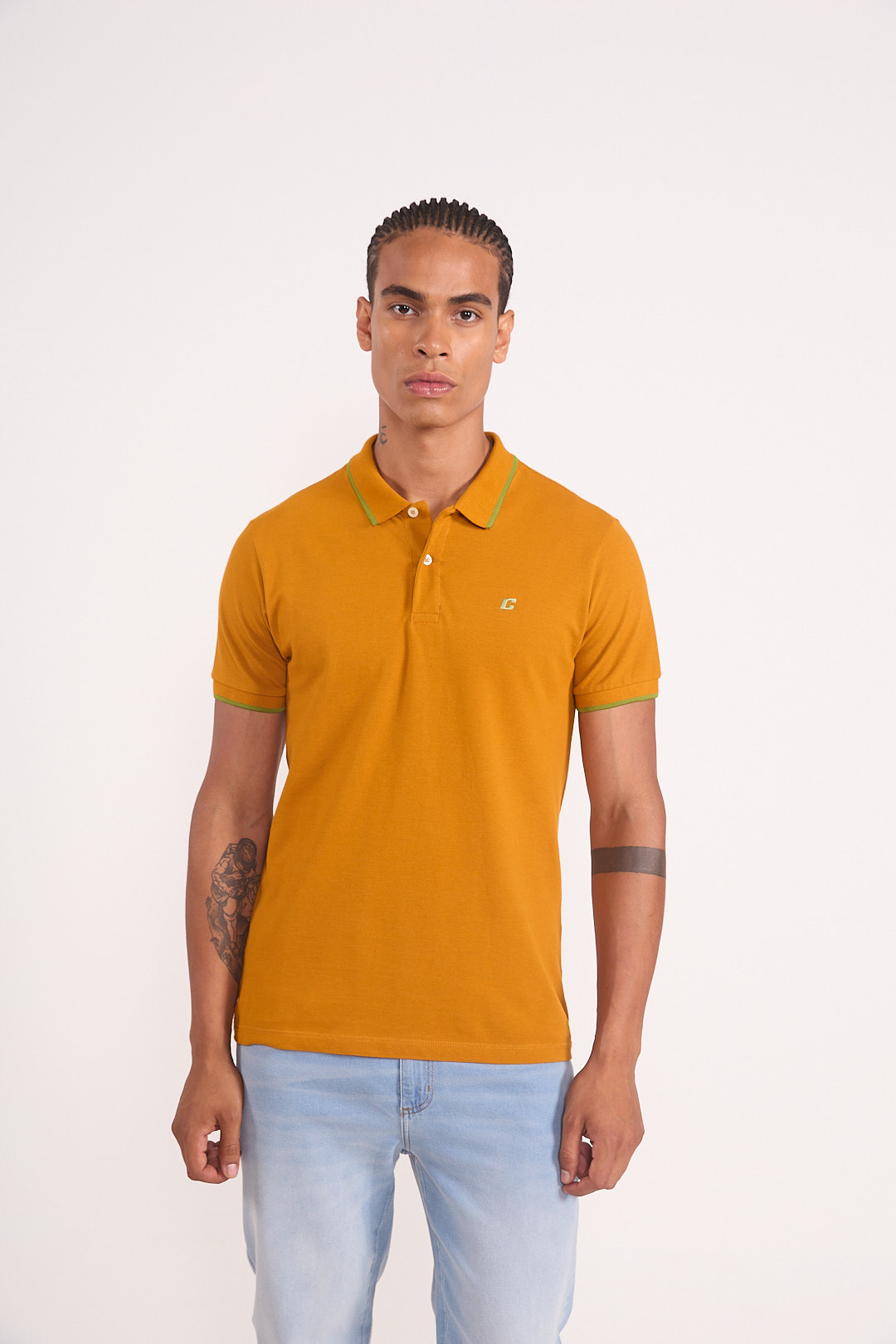 POLO COLCCI GG MARROM TIRAMISU