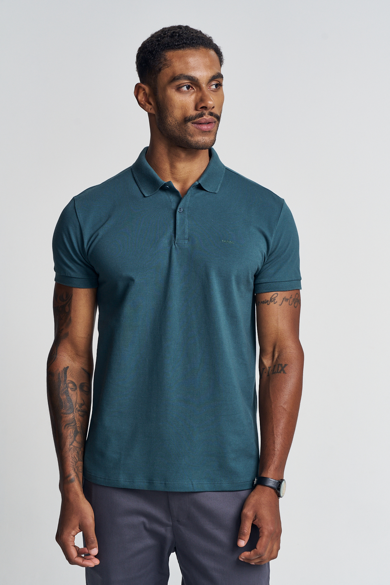 POLO TRITON M MARROM ROCCIA