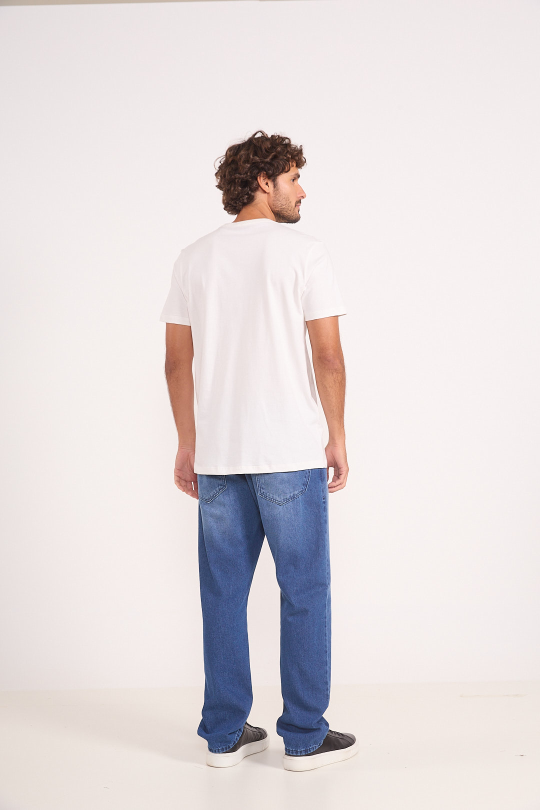 CALÇA JEANS RETA 38 INDIGO
