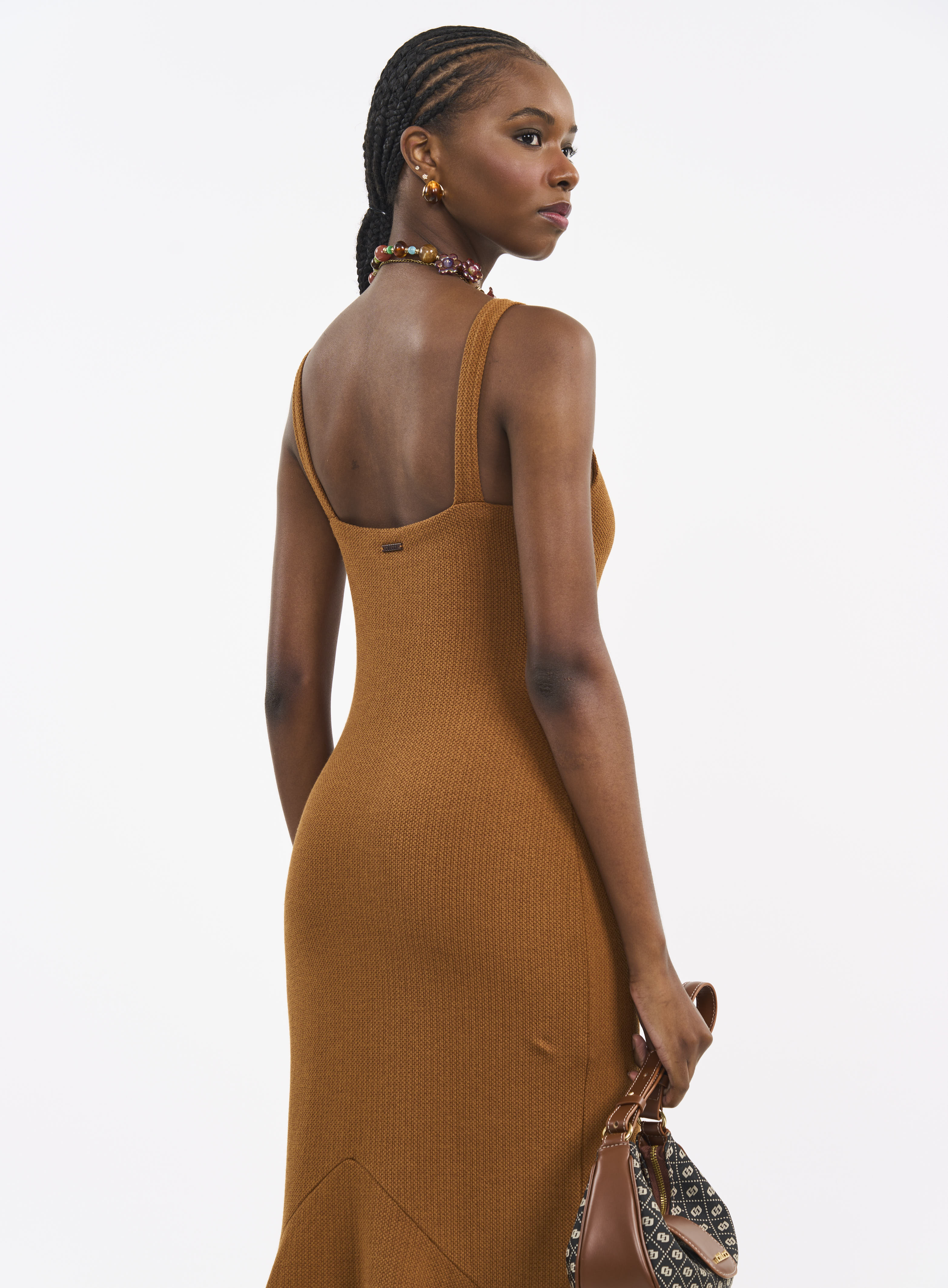 VESTIDO COLCCI G MARROM DROME