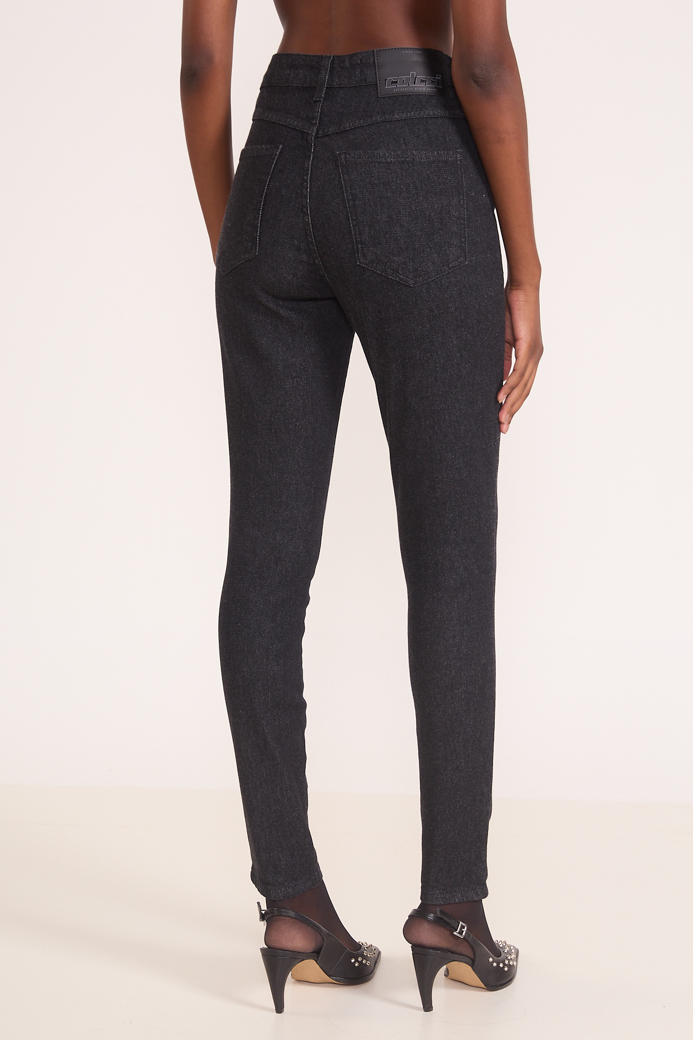 CALÇA JEANS BRUNA STRETCH 38 IND.PRETO