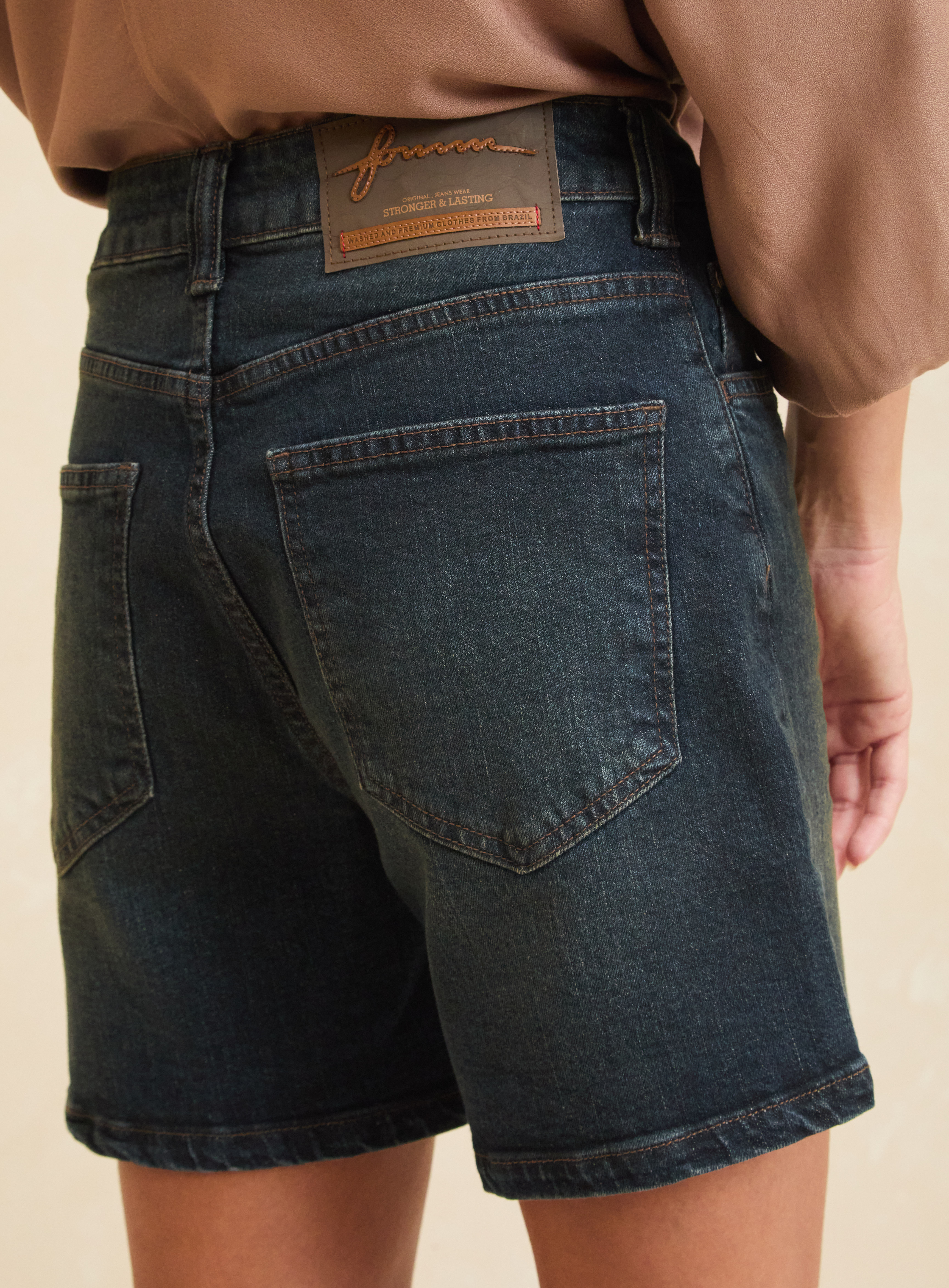 BERMUDA JEANS AYRA 36 INDIGO