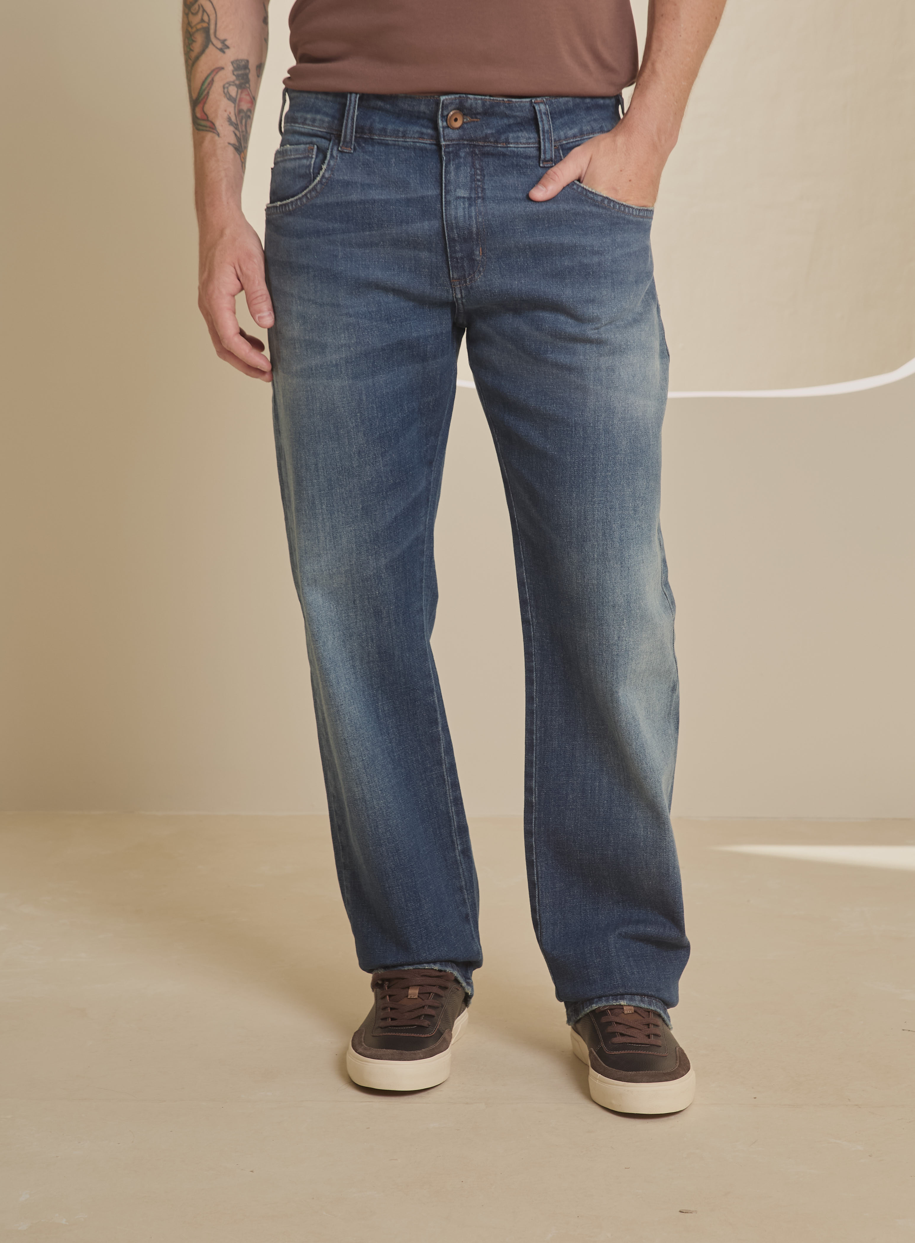CALÇA JEANS PAUL REGULAR 40 INDIGO