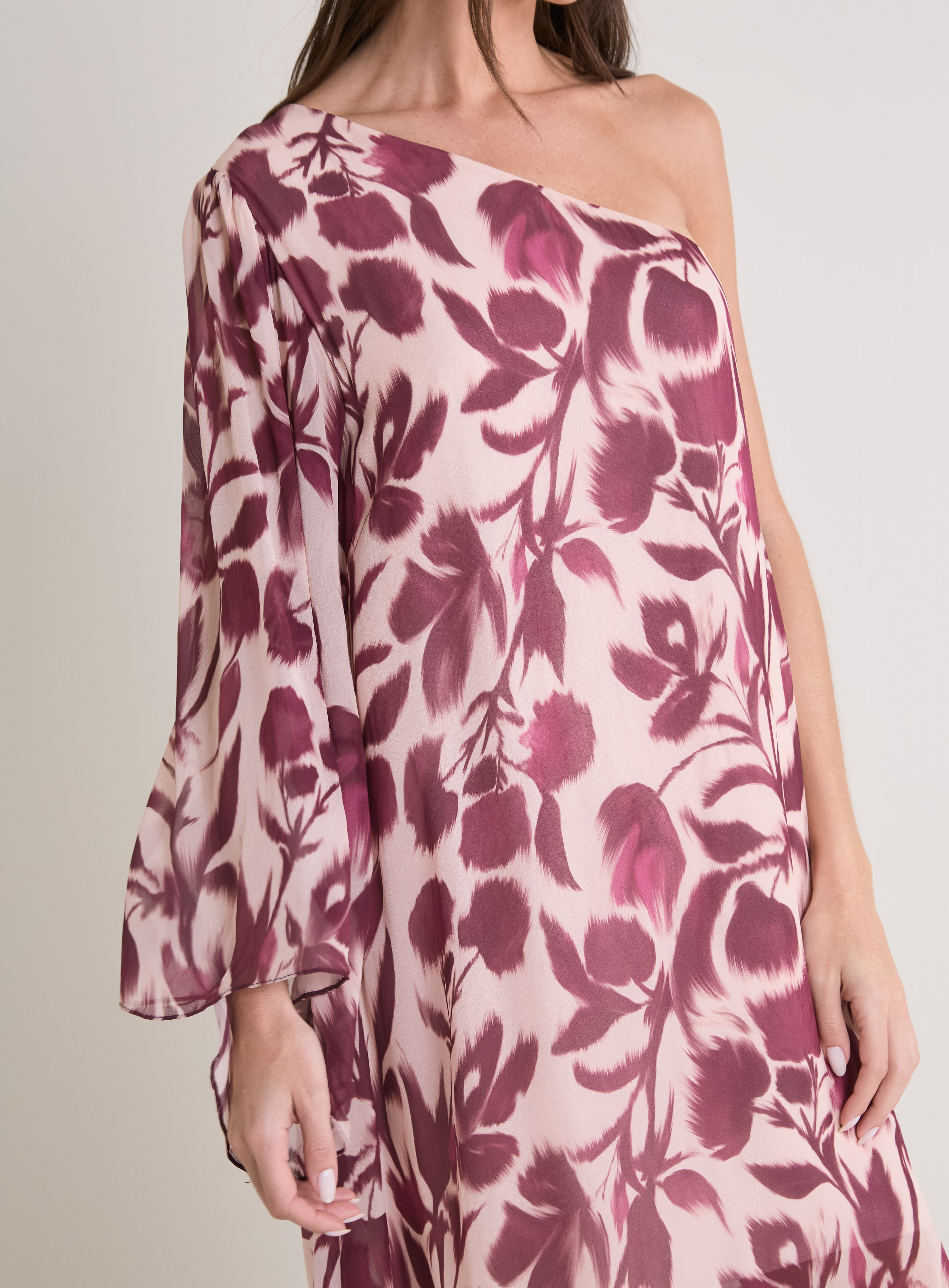 VESTIDO ESTAMPADO PP BLURRED FLOWER