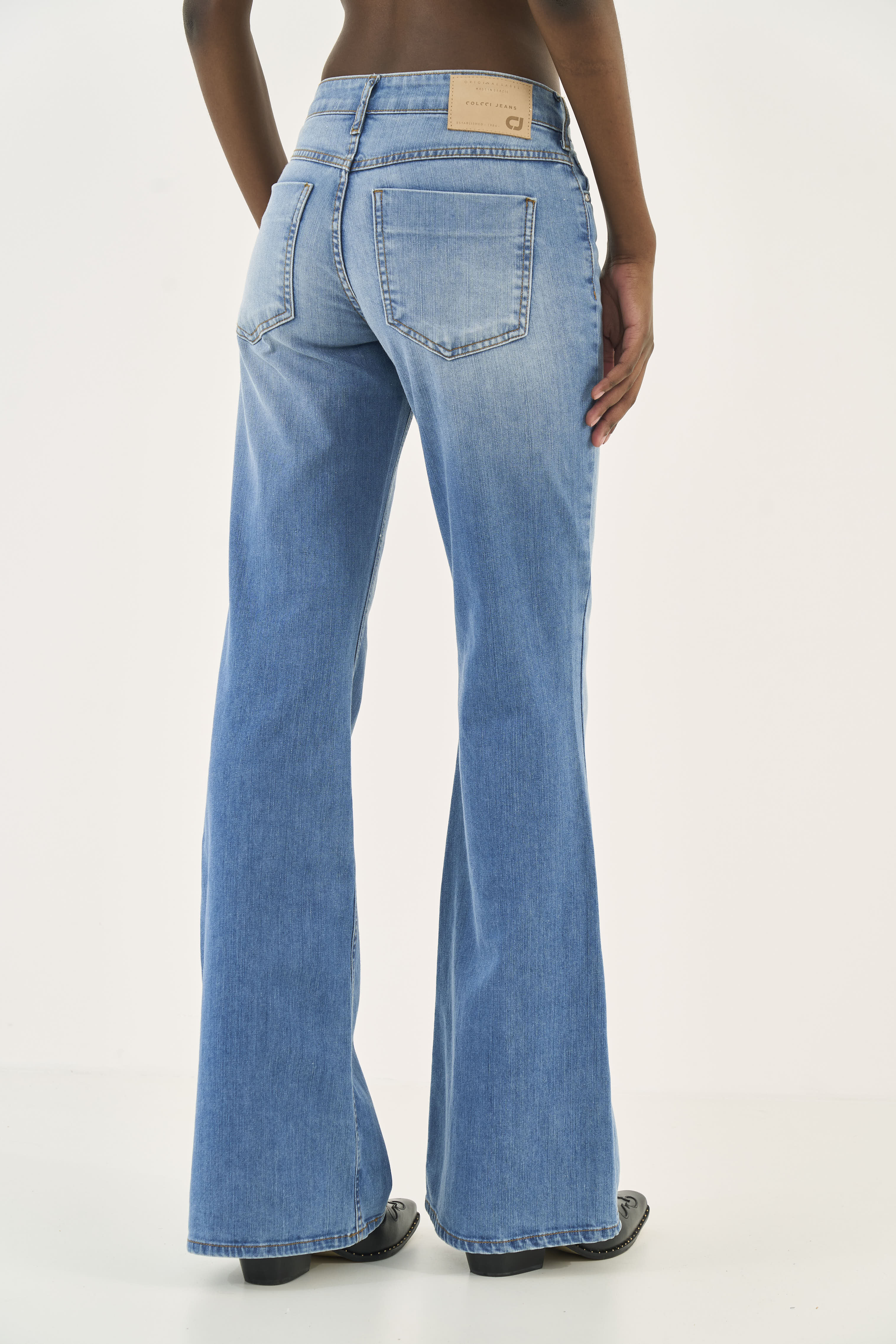 CALÇA JEANS NOVA YORK FLARE 34 INDIGO