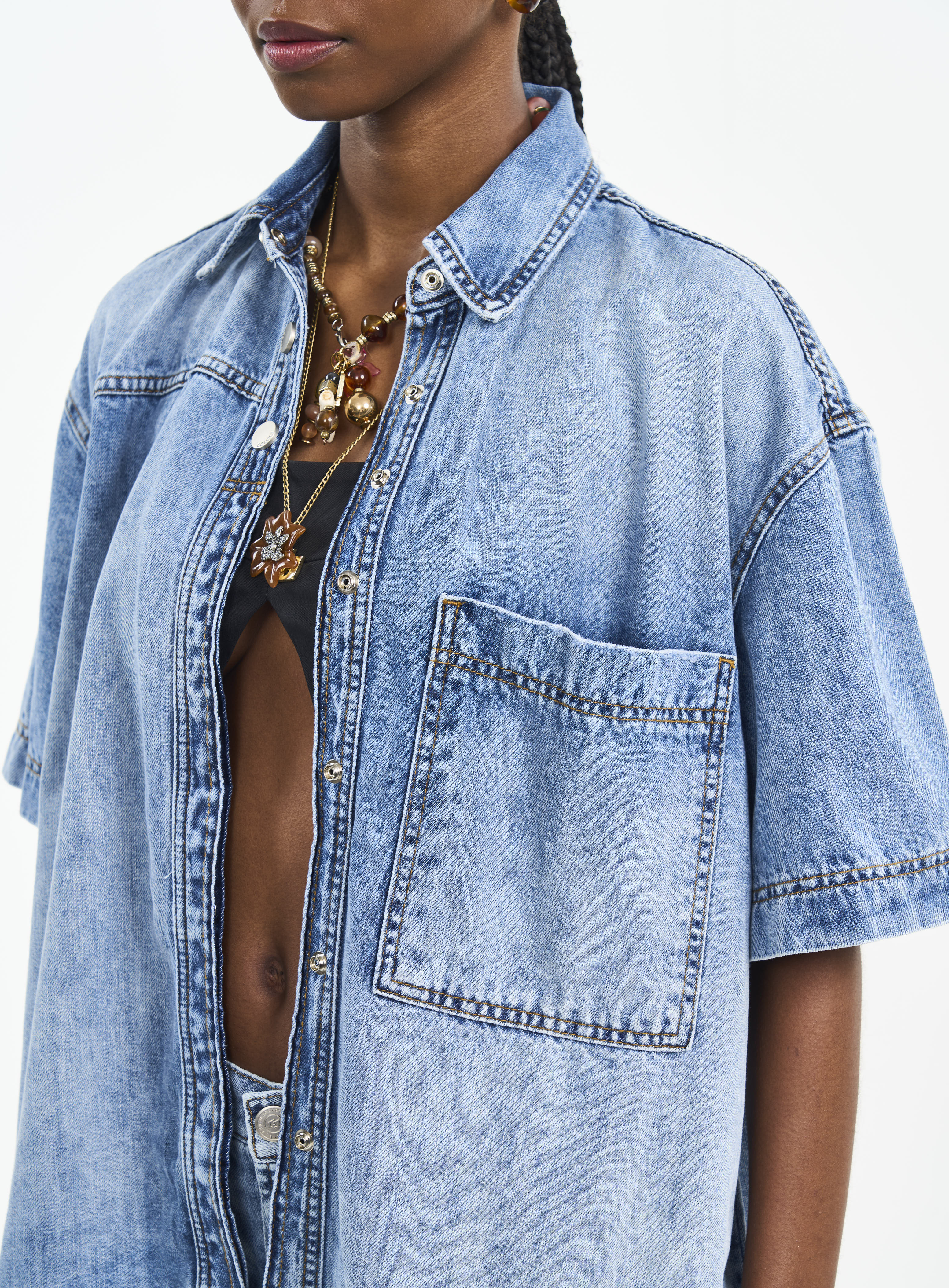 CAMISA JEANS G INDIGO