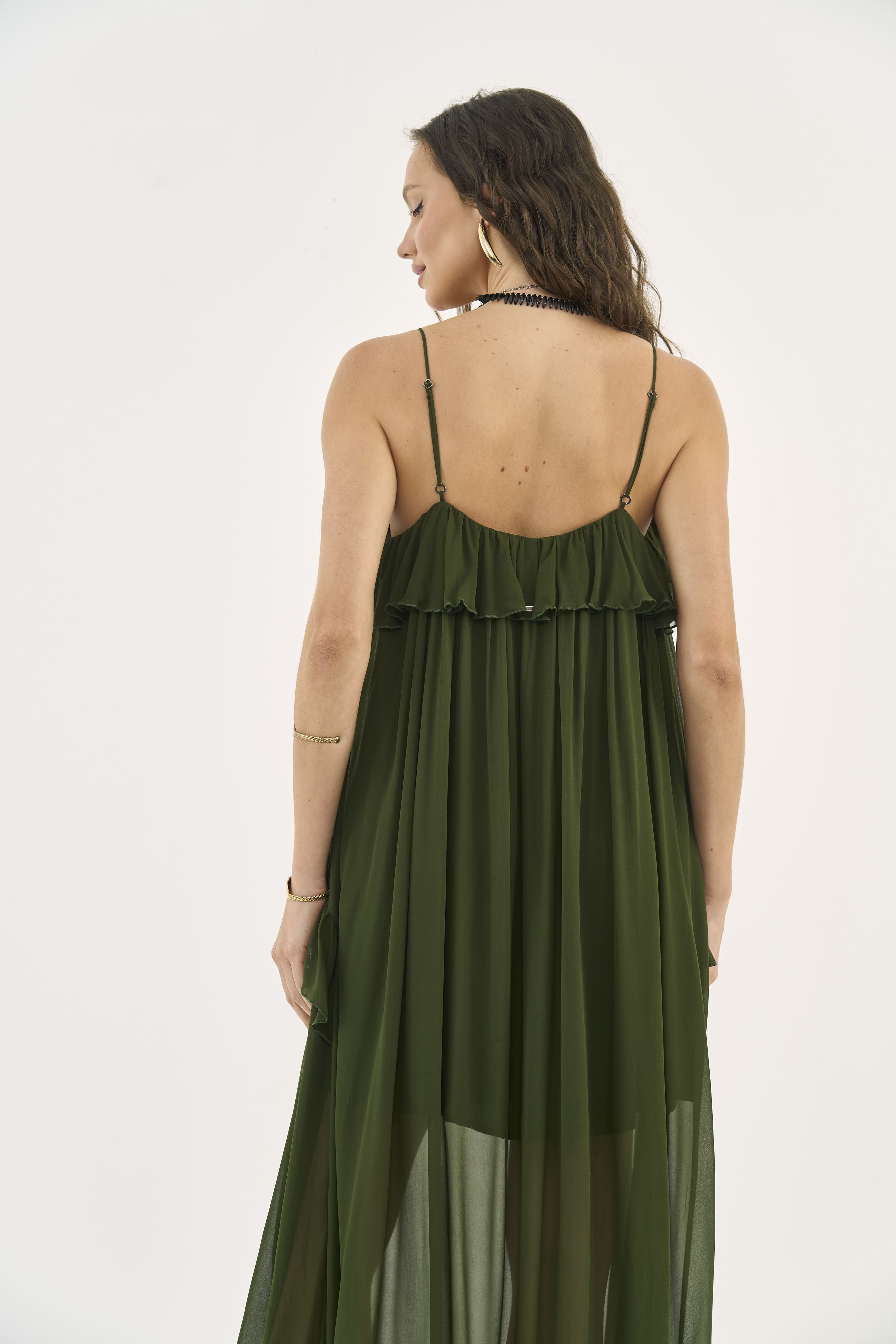 VESTIDO COLCCI JEANS M VERDE ÉDEN