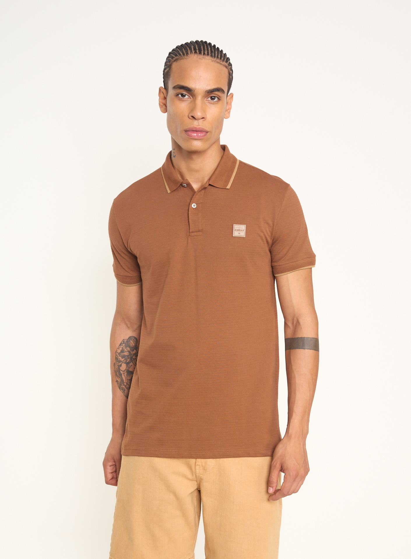 POLO COLCCI GG MARROM CARVALHO
