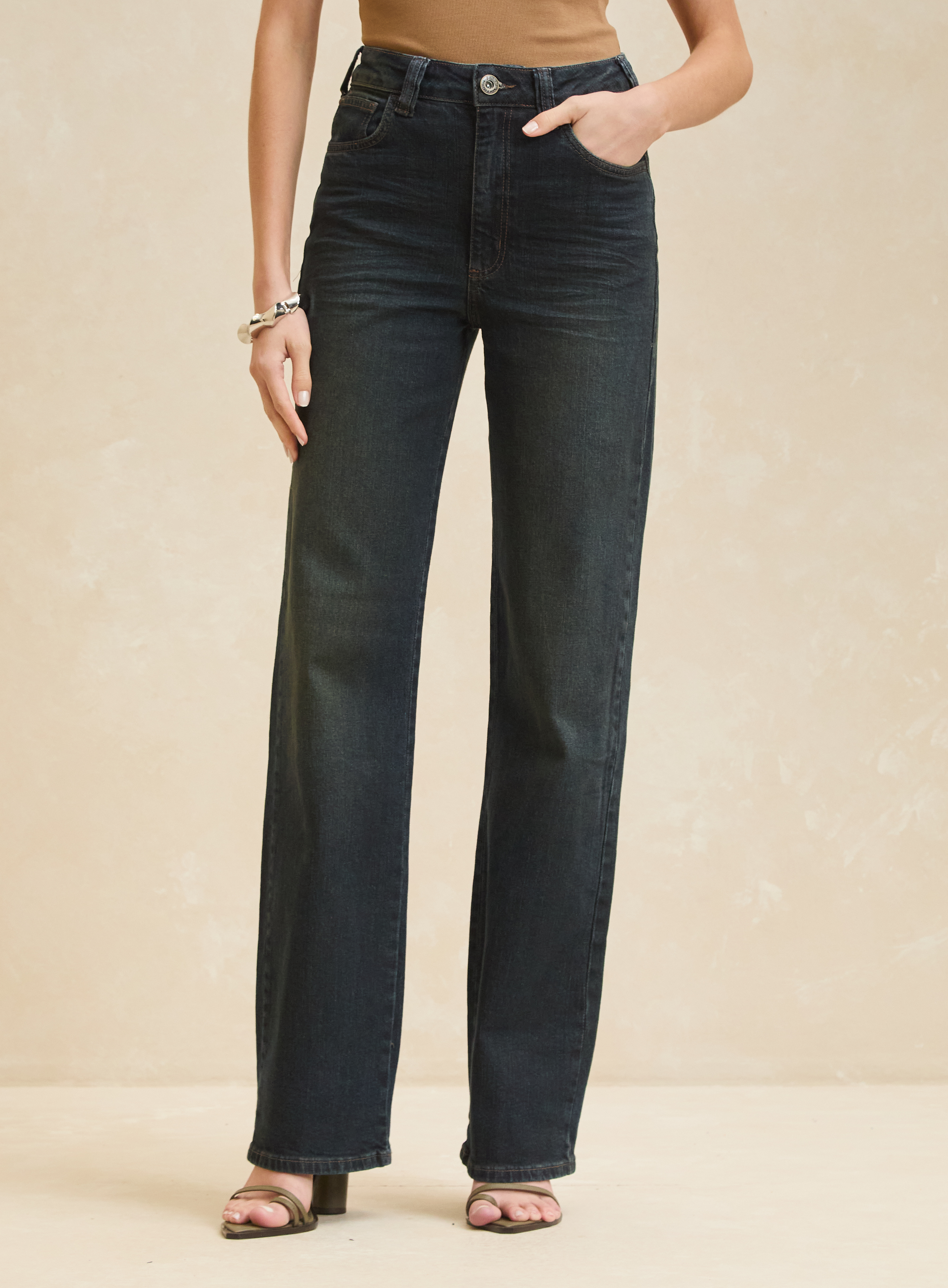 CALÇA JEANS BELLA STRETCH 38 INDIGO