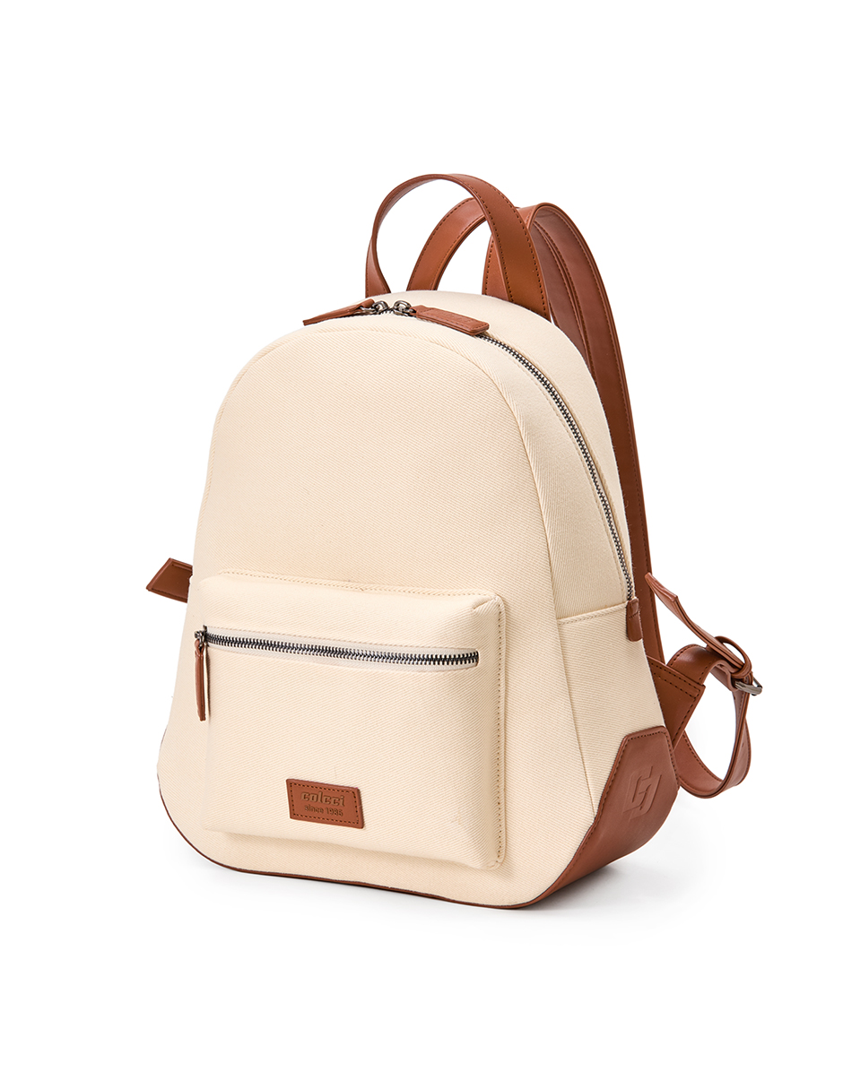 MOCHILA COLCCI FEM WAVE U CARAMELO