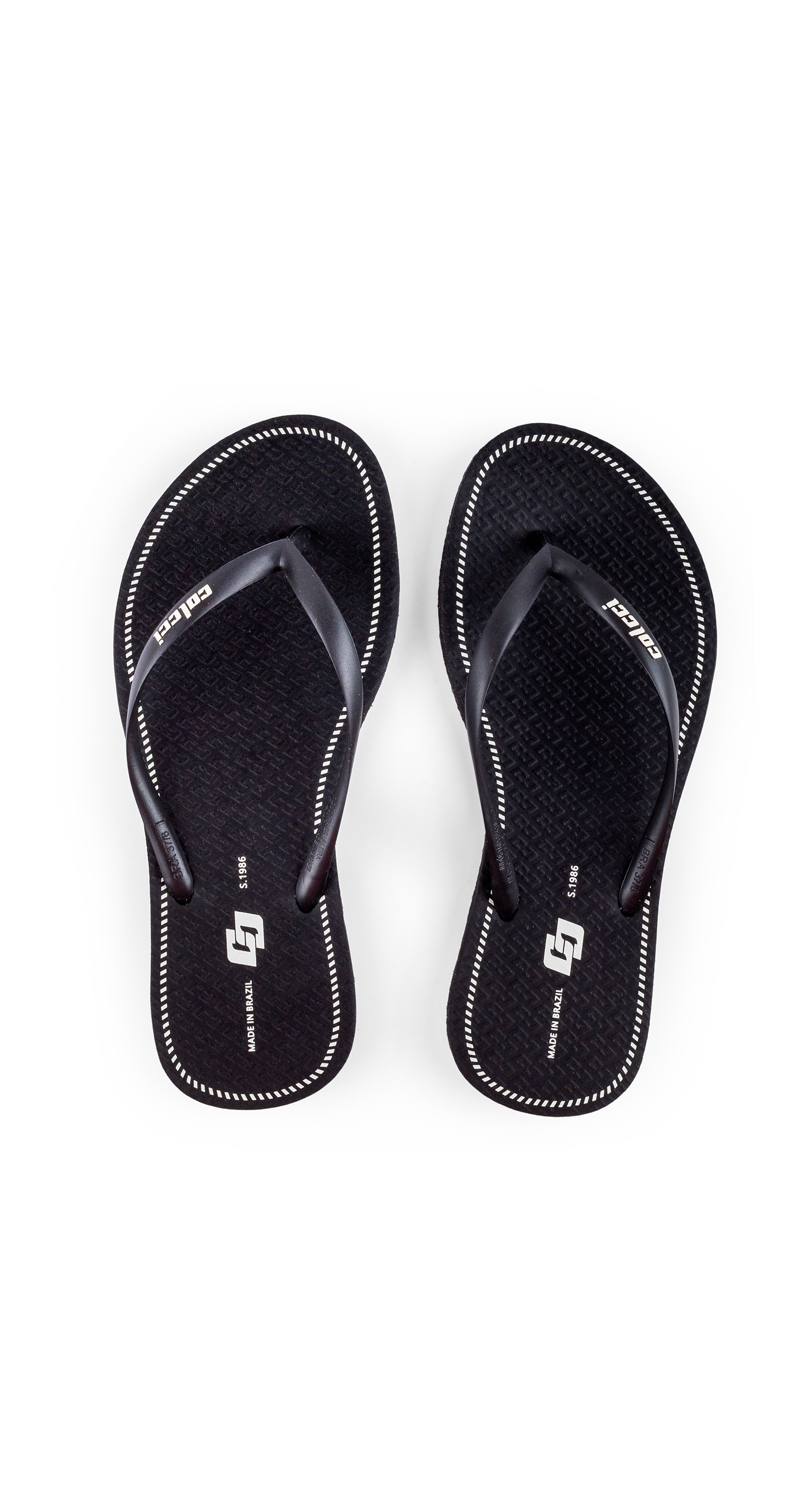 CHINELO FEMININO NATURAL COLCCI 35-36 AZUL OLYMPIC