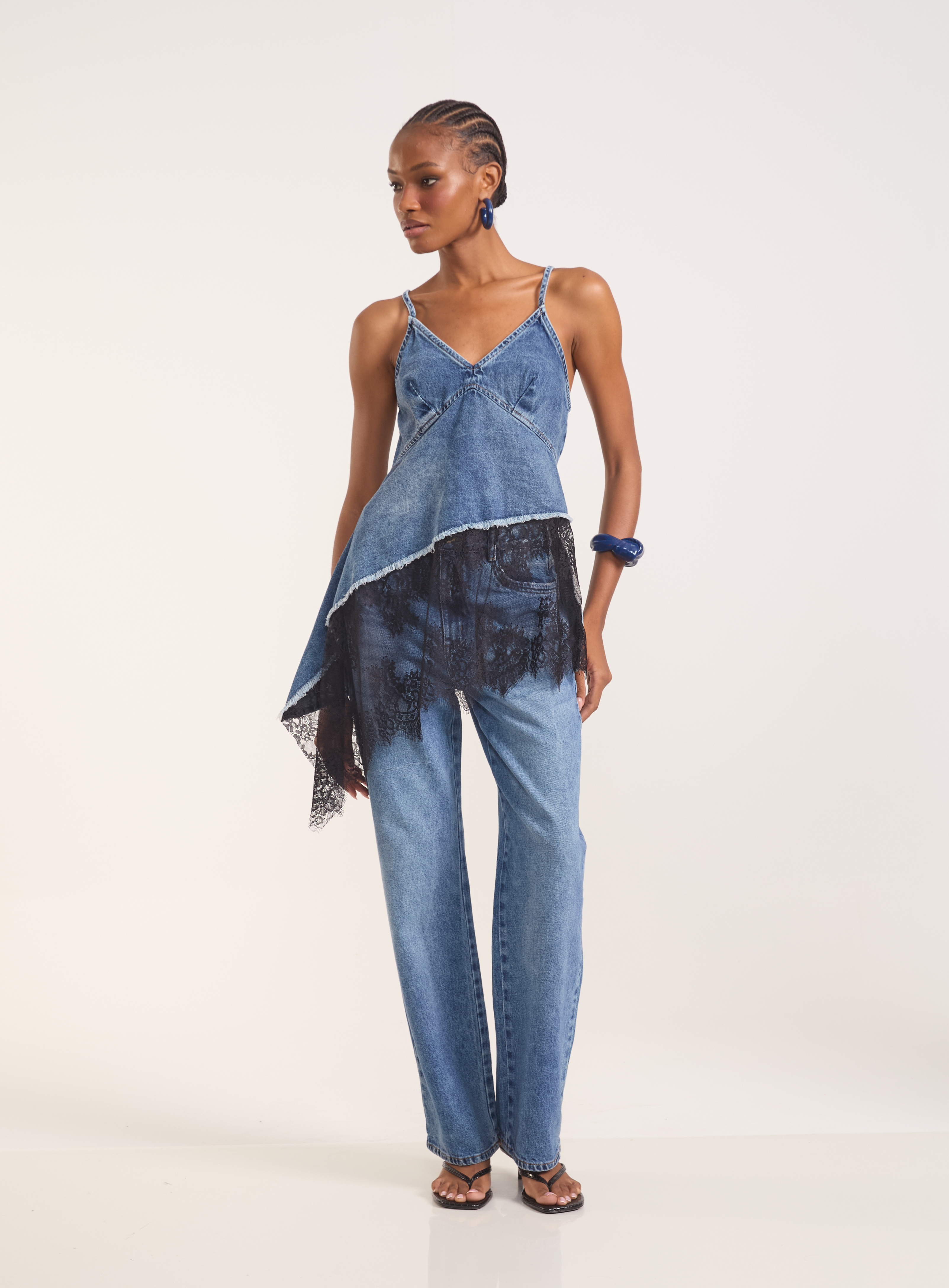 CALÇA JEANS BARCELONA 34 INDIGO