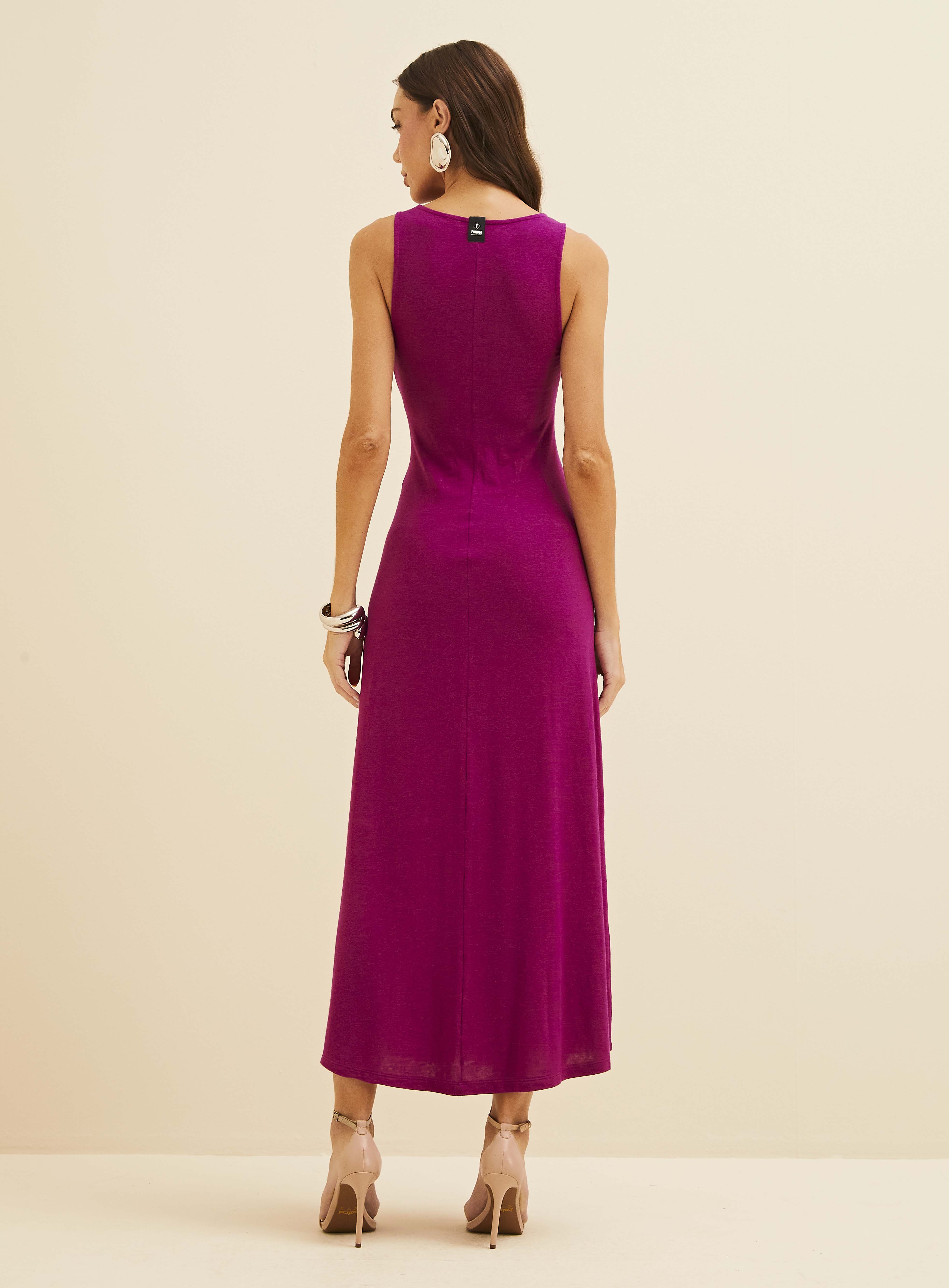 VESTIDO LINHO G MARROM TUILE