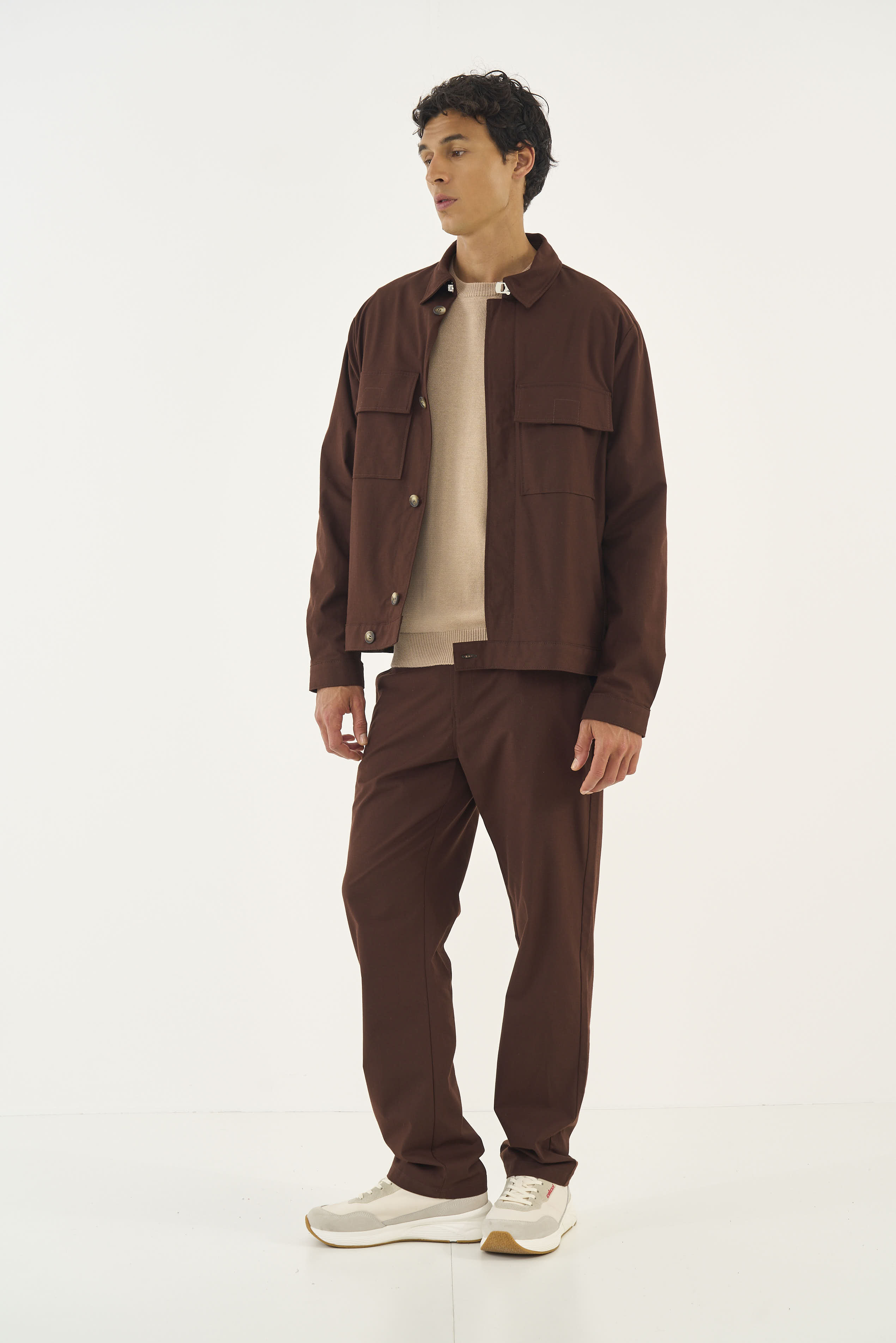 CALÇA COLCCI 40 MARROM ROCCIA