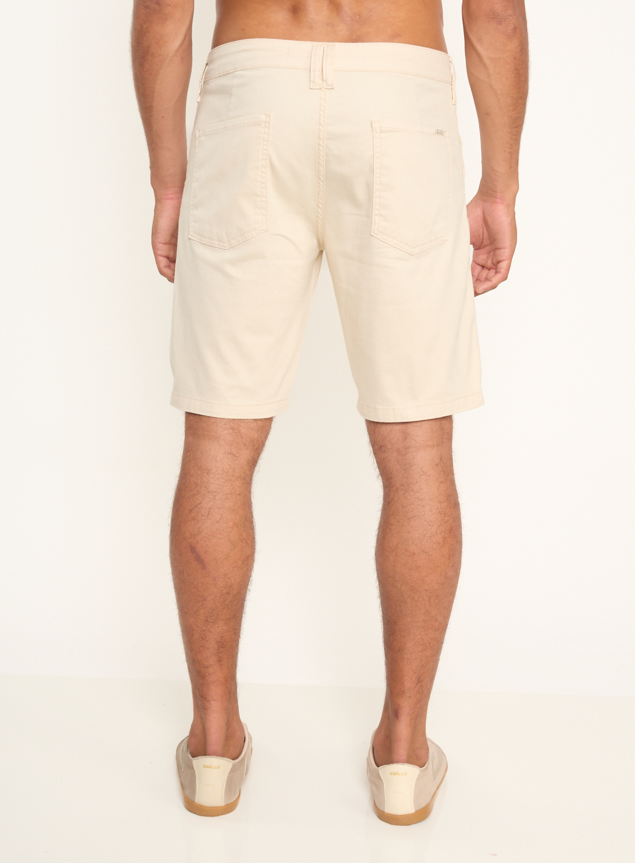 BERMUDA SARJA DAVI 40 BEGE TAUPE
