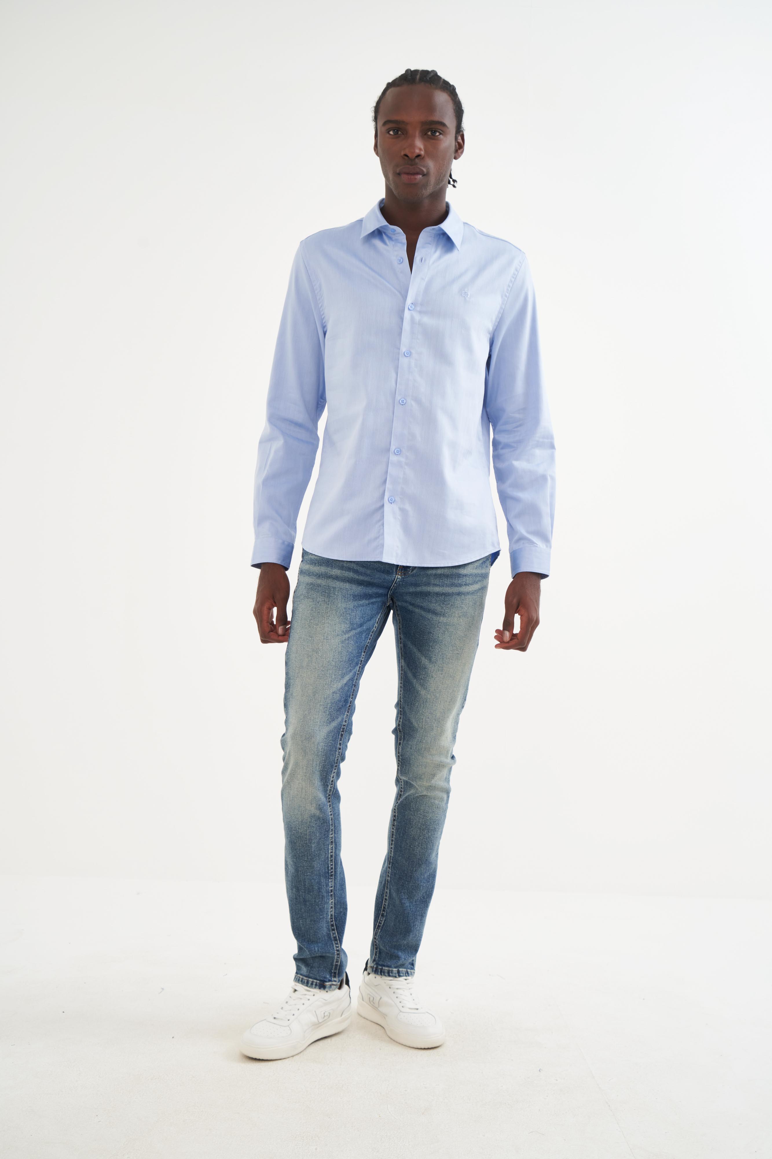 CAMISA RELAX G AZUL SKEY