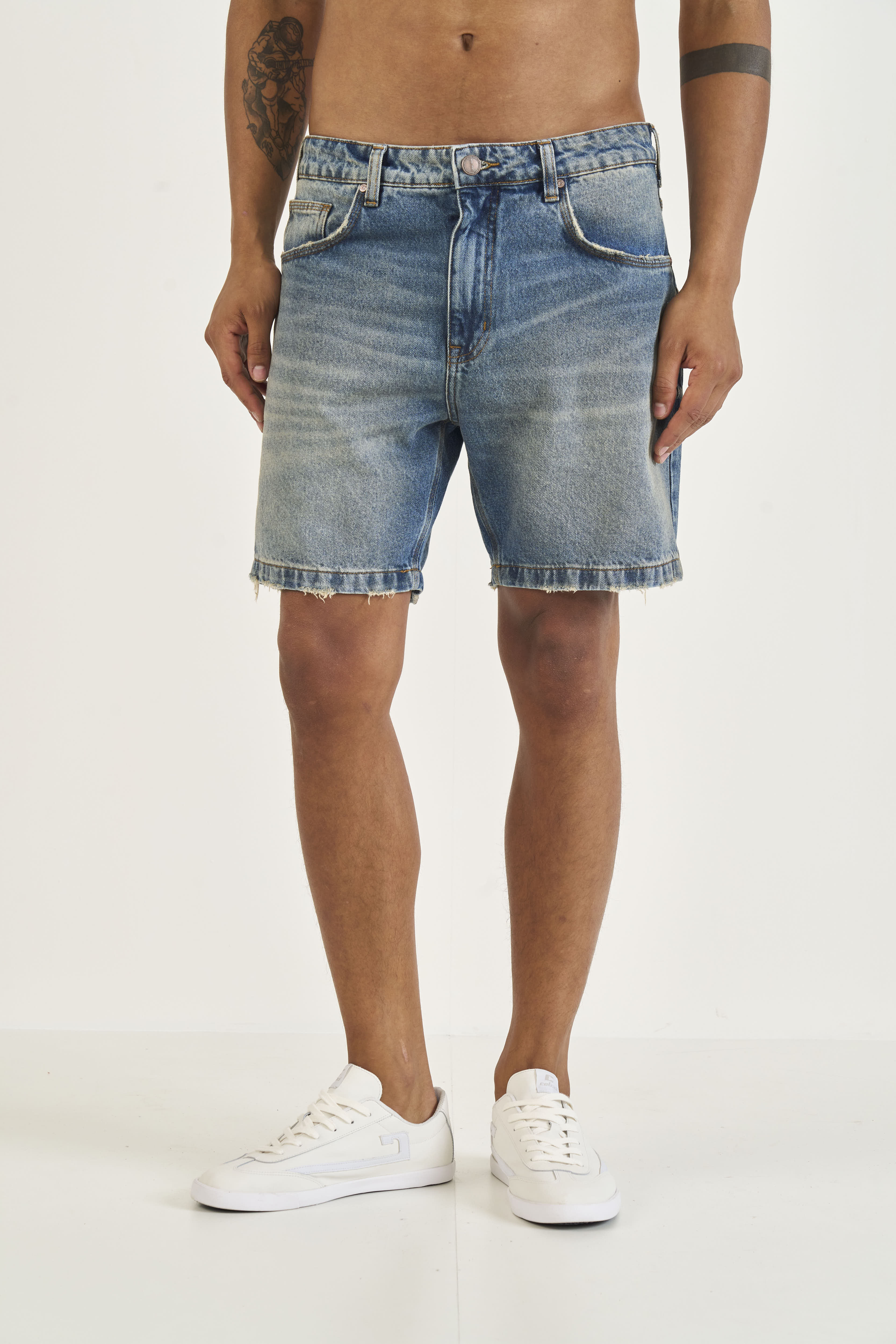 BERMUDA JEANS BONA 42 INDIGO