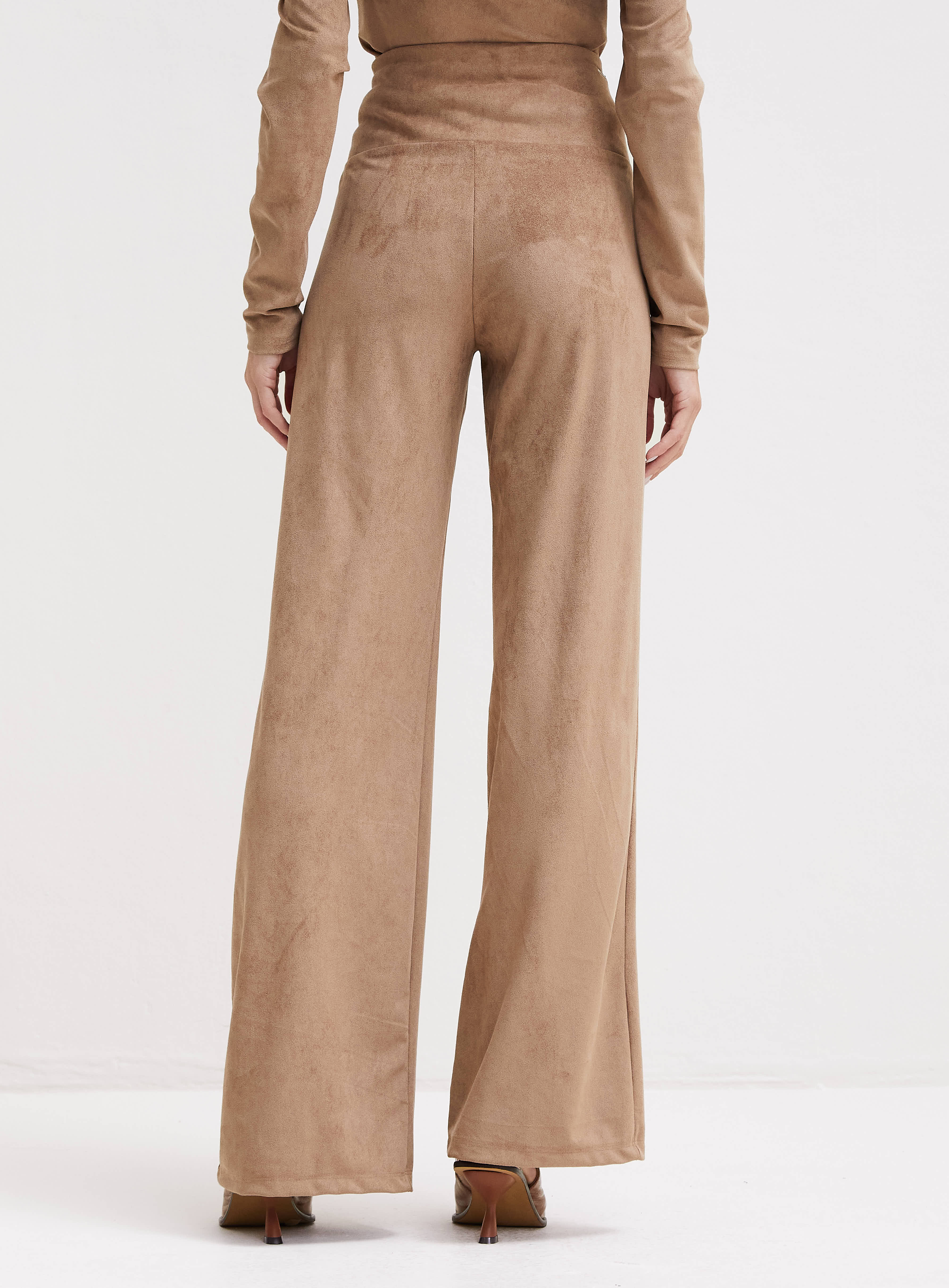 CALÇA SUEDE G MARROM NOZ MOSC