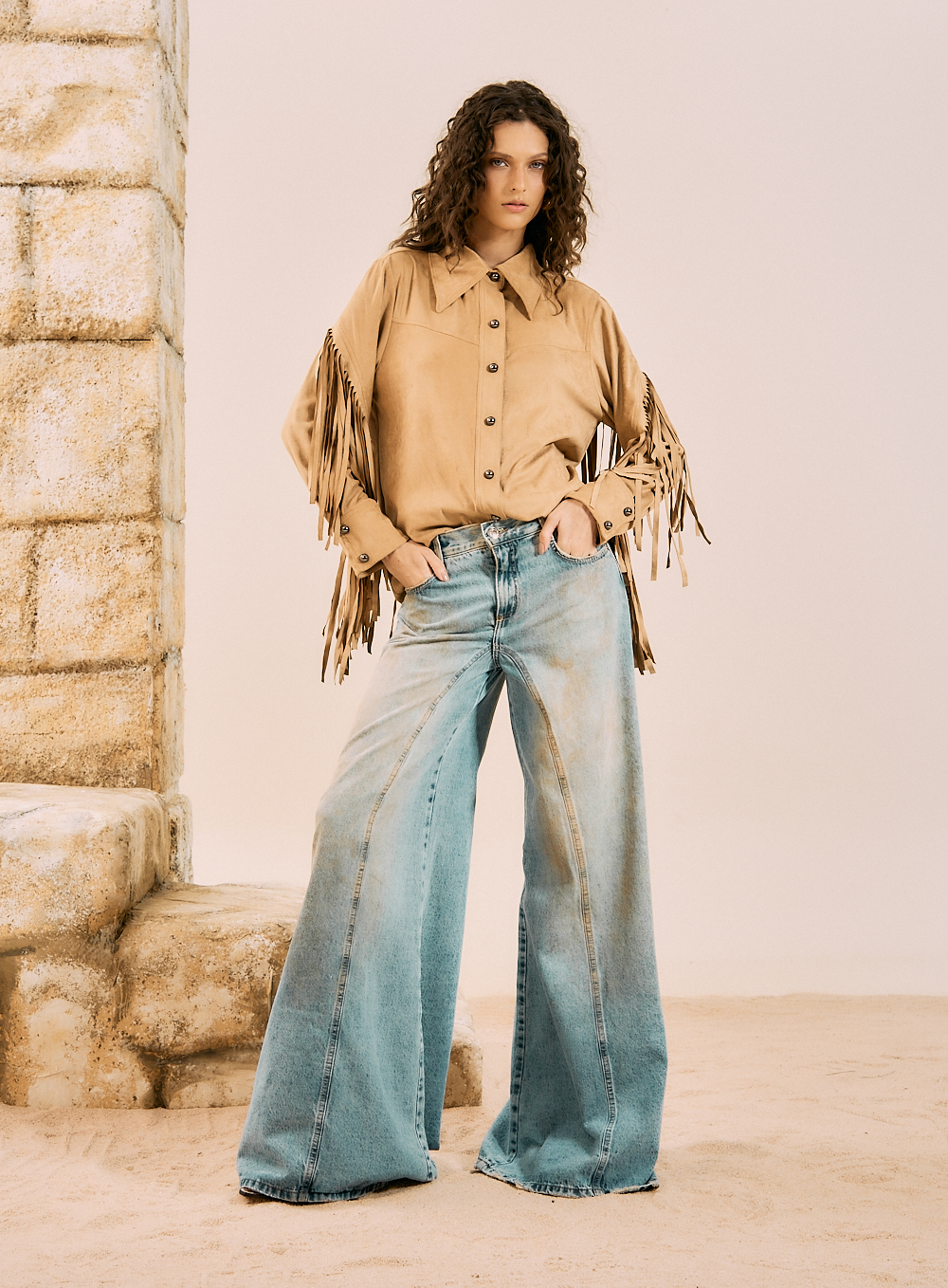 CAMISA SUEDE G BEGE EGIDO