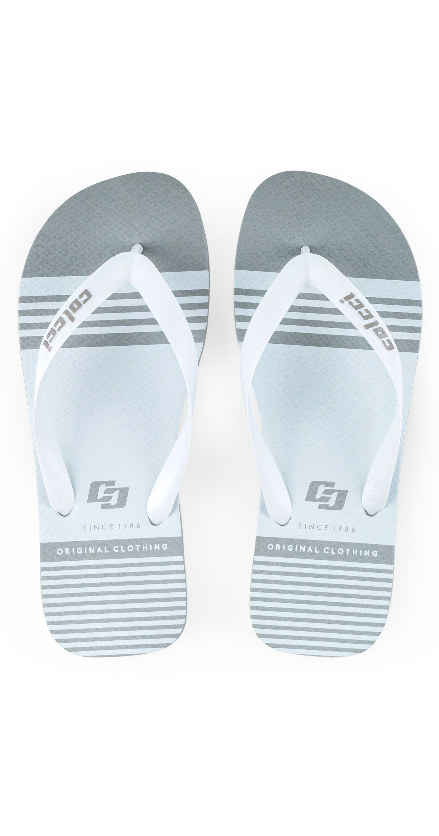 CHINELO MASCULINO  ESSENCIAL 37-38 BRANCO