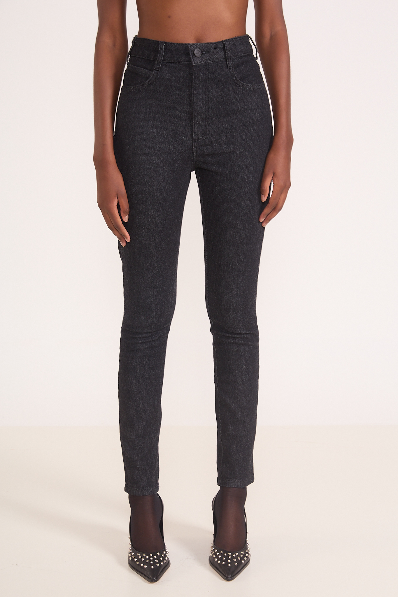 CALÇA JEANS BRUNA STRETCH 38 IND.PRETO