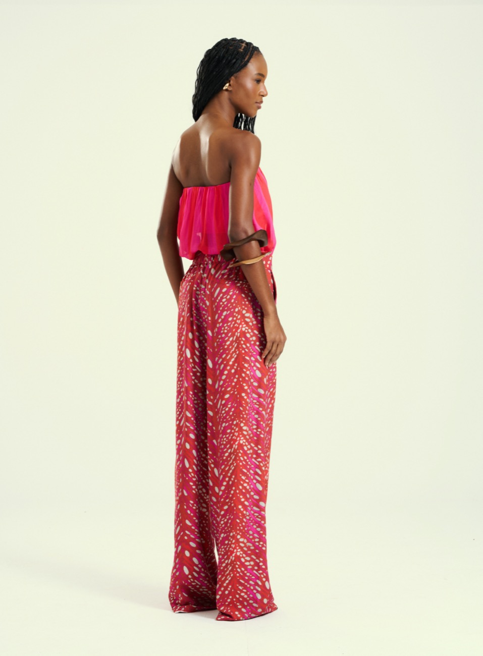 CALÇA ESTAMPADA GG RED BREEZE