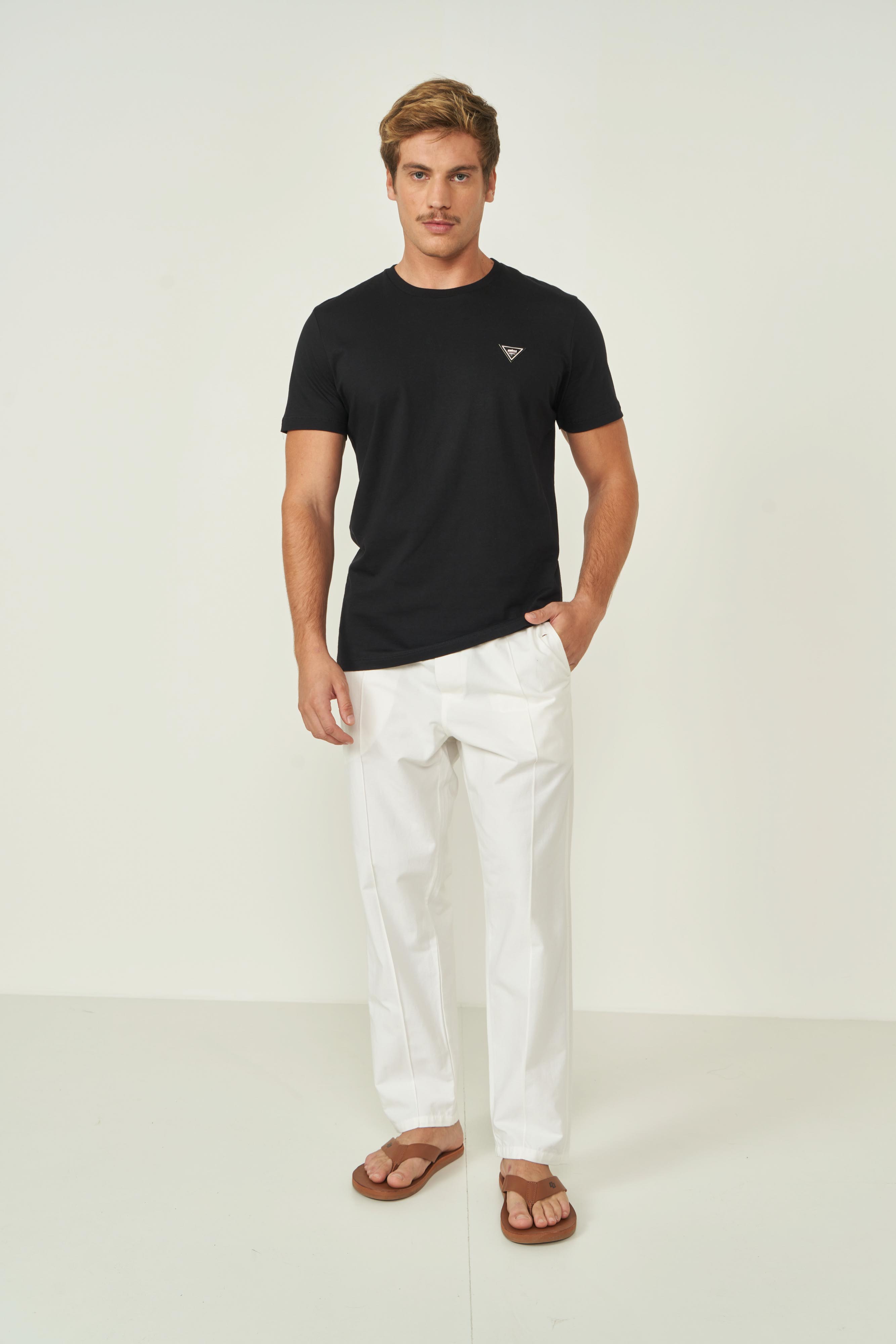 CAMISETA COLCCI G BEGE TIGER