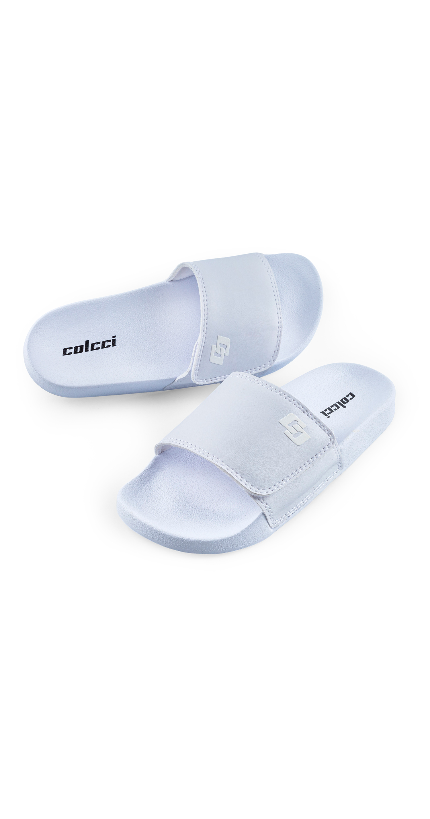CHINELO UNISSEX COLCCI SLIDE DUO 35-36 BRANCO