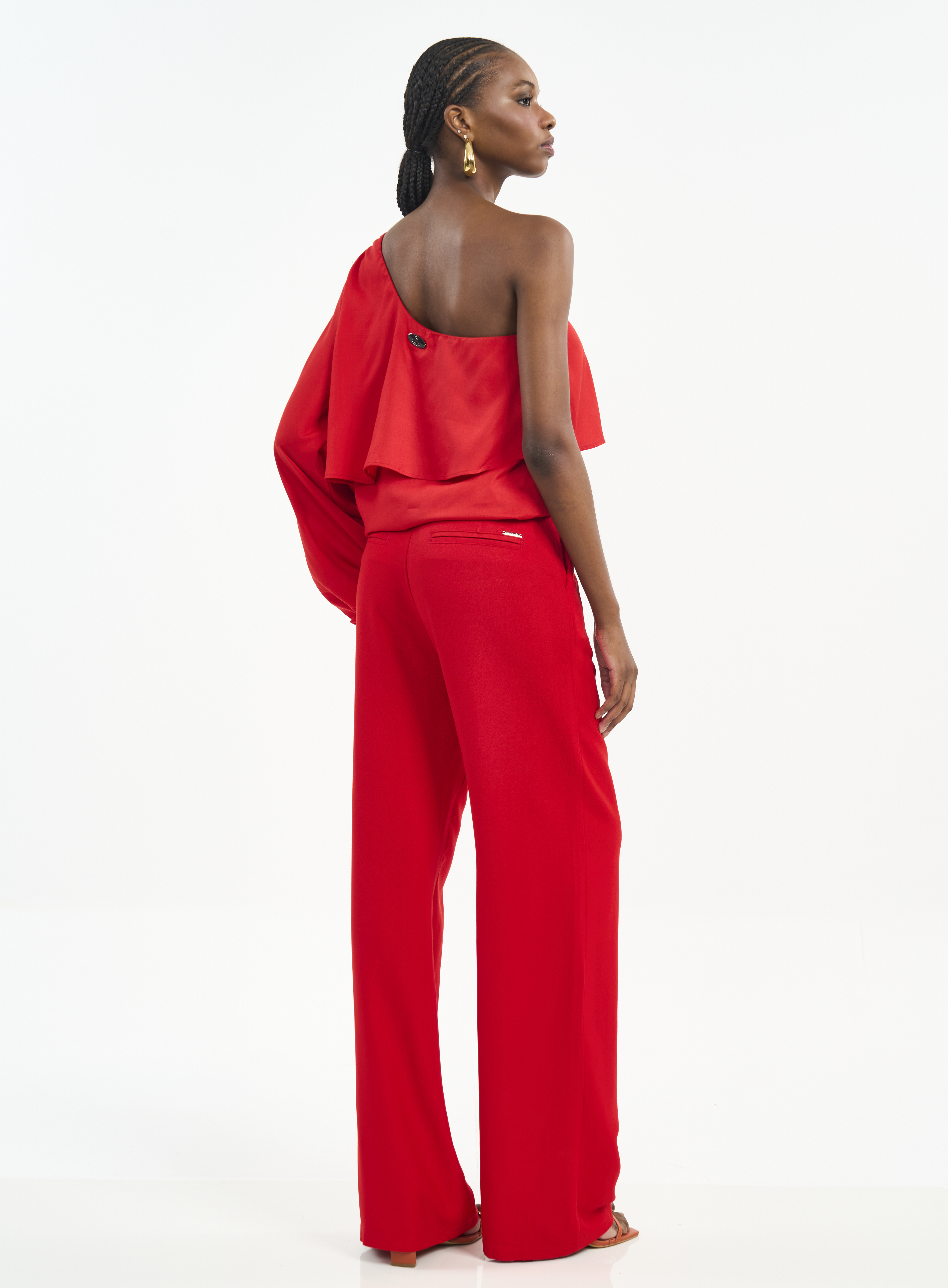 BLUSA COLCCI PP VERMELHO SPARKLY
