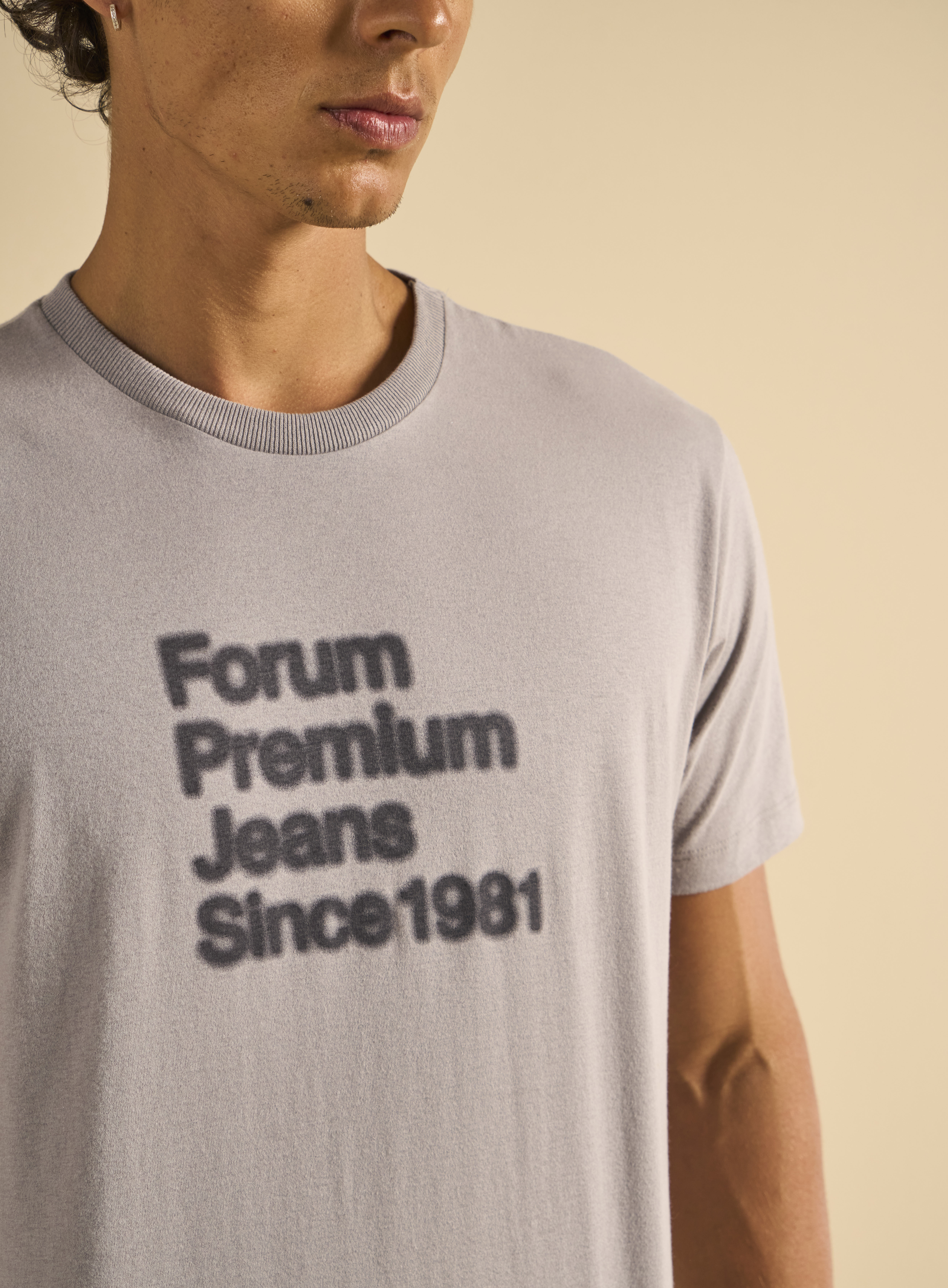 CAMISETA FORUM M CINZA NIQUEL