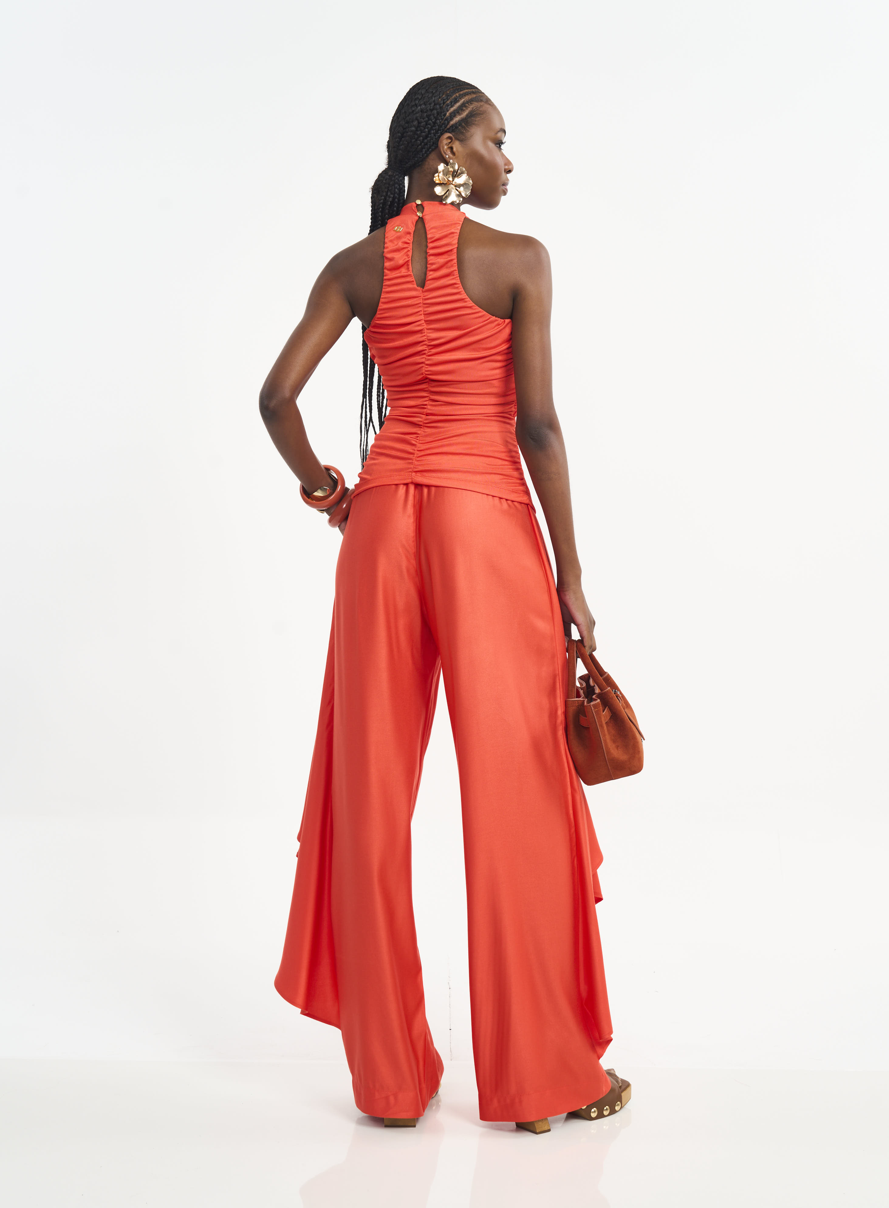 BLUSA COLCCI P LARANJA UCELLO