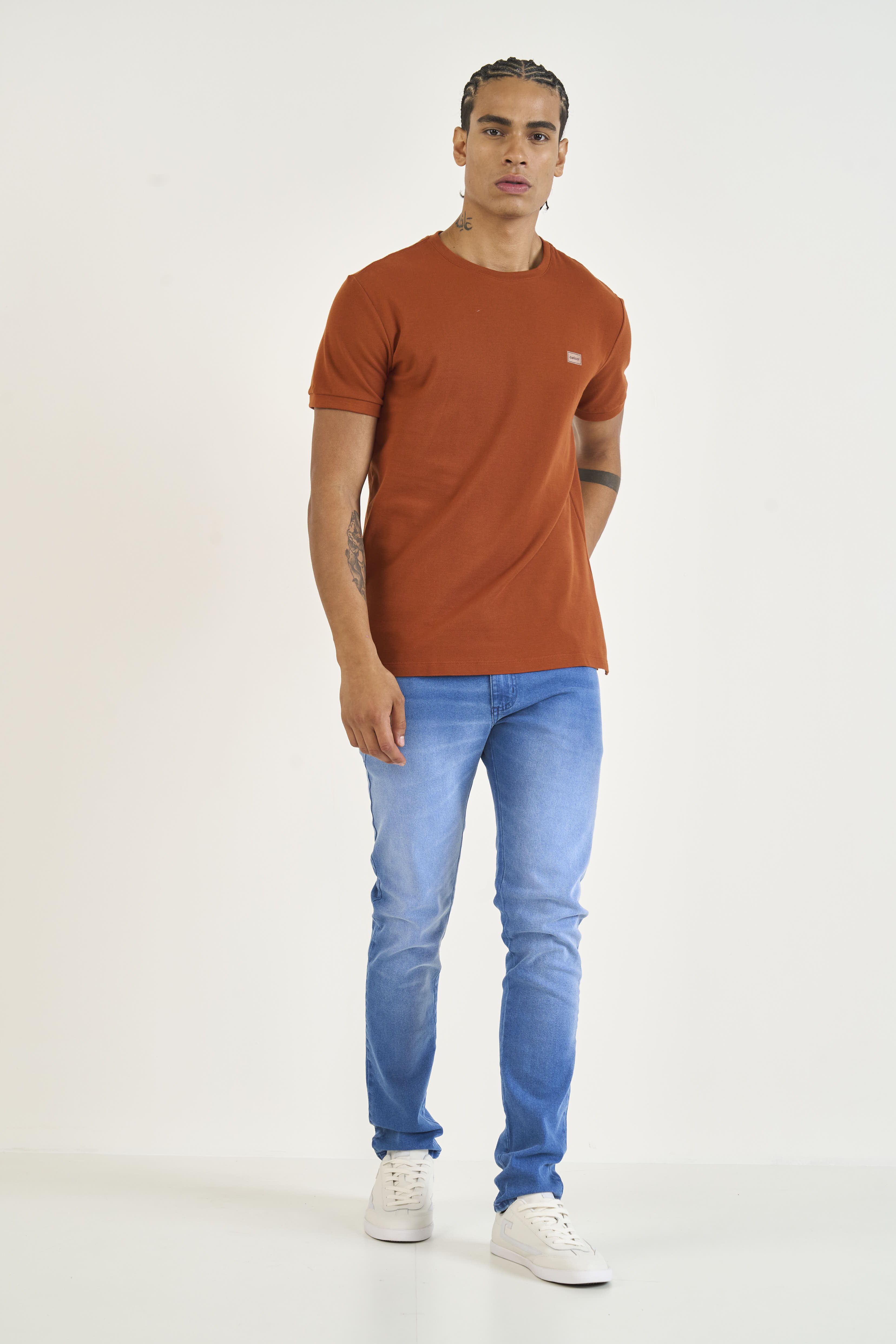 CAMISETA COLCCI M MARROM ZEUS