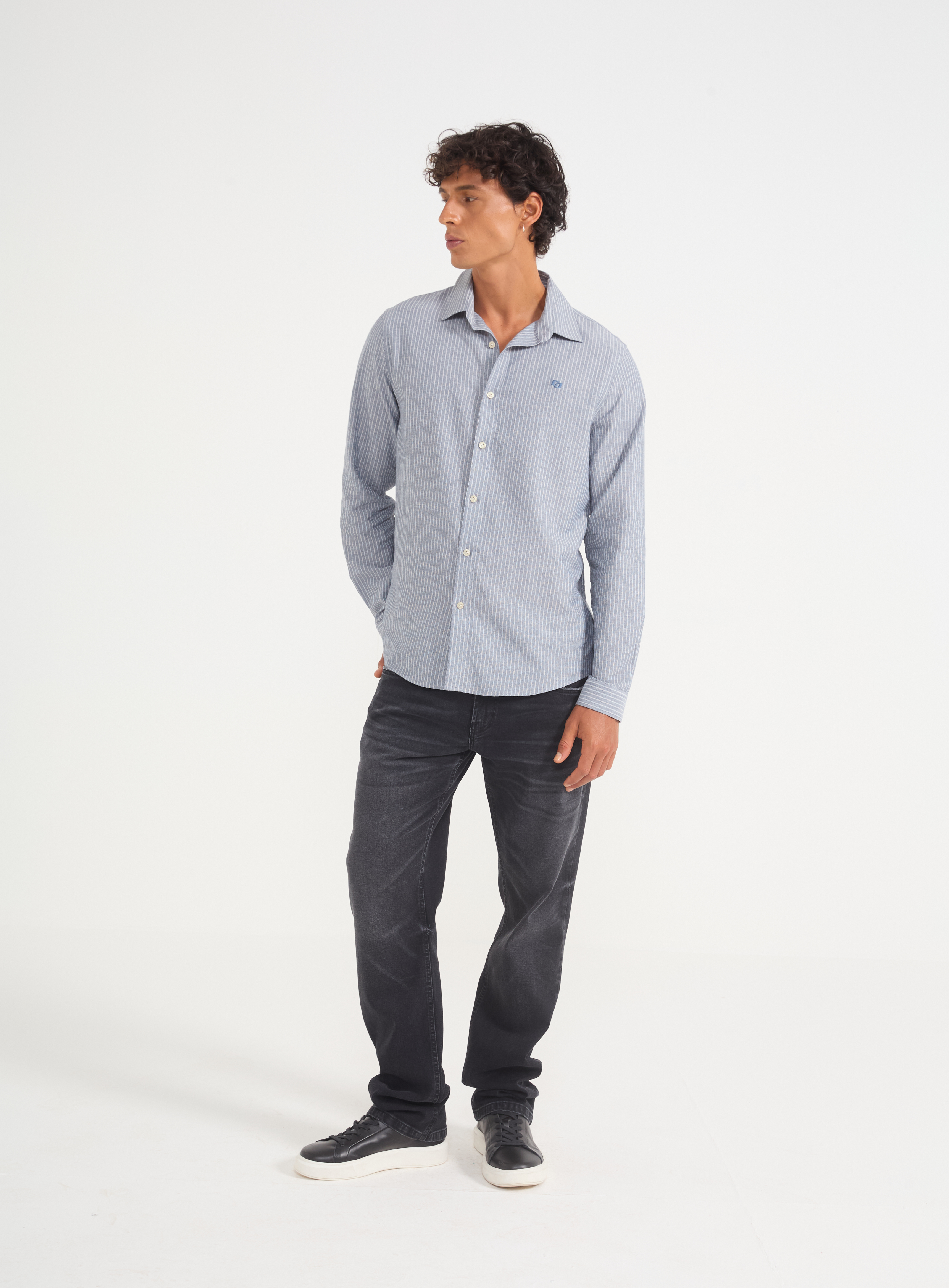 CAMISA LINHO LISTRADA RELAX G LISTRADO