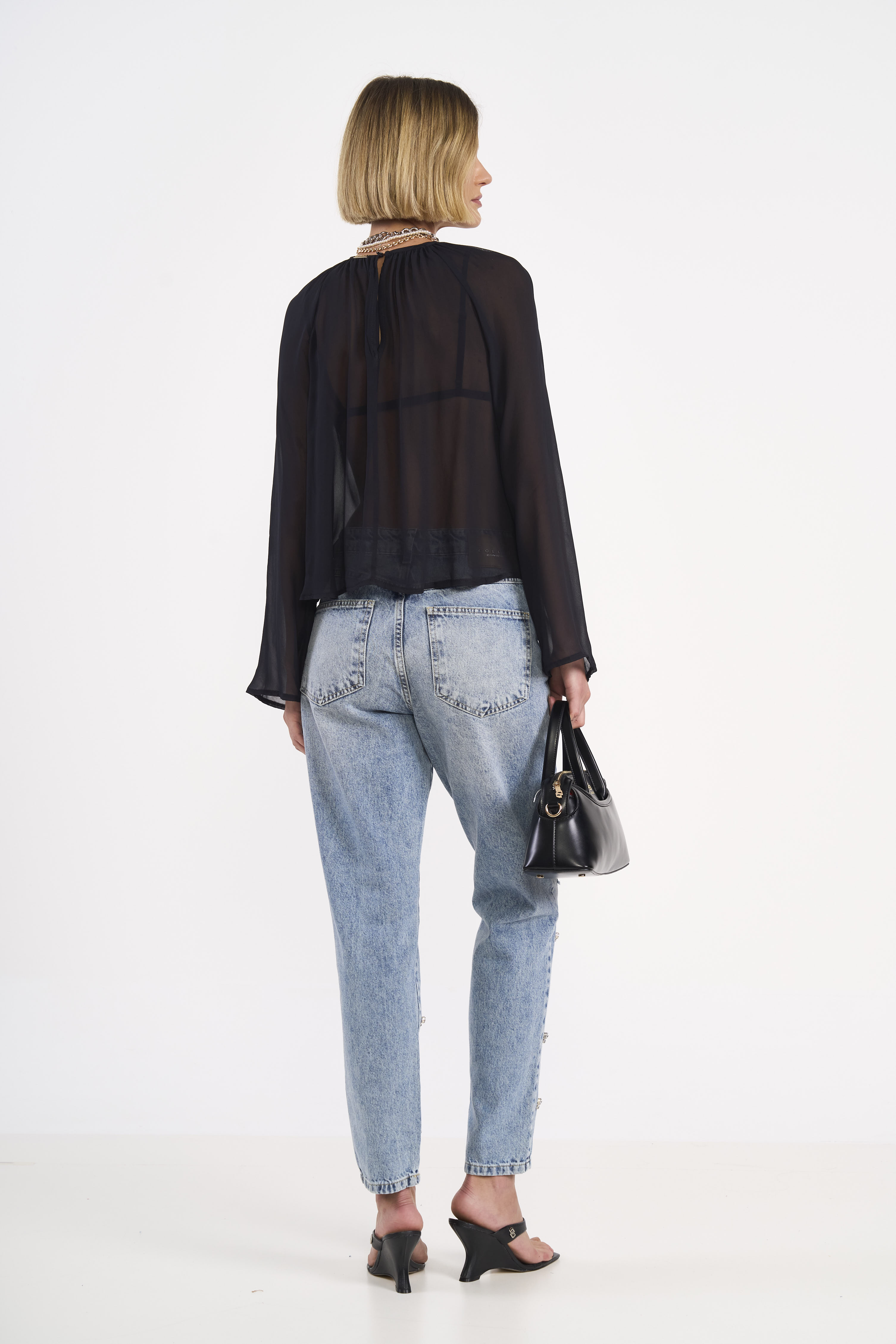 BLUSA COLCCI G PRETO