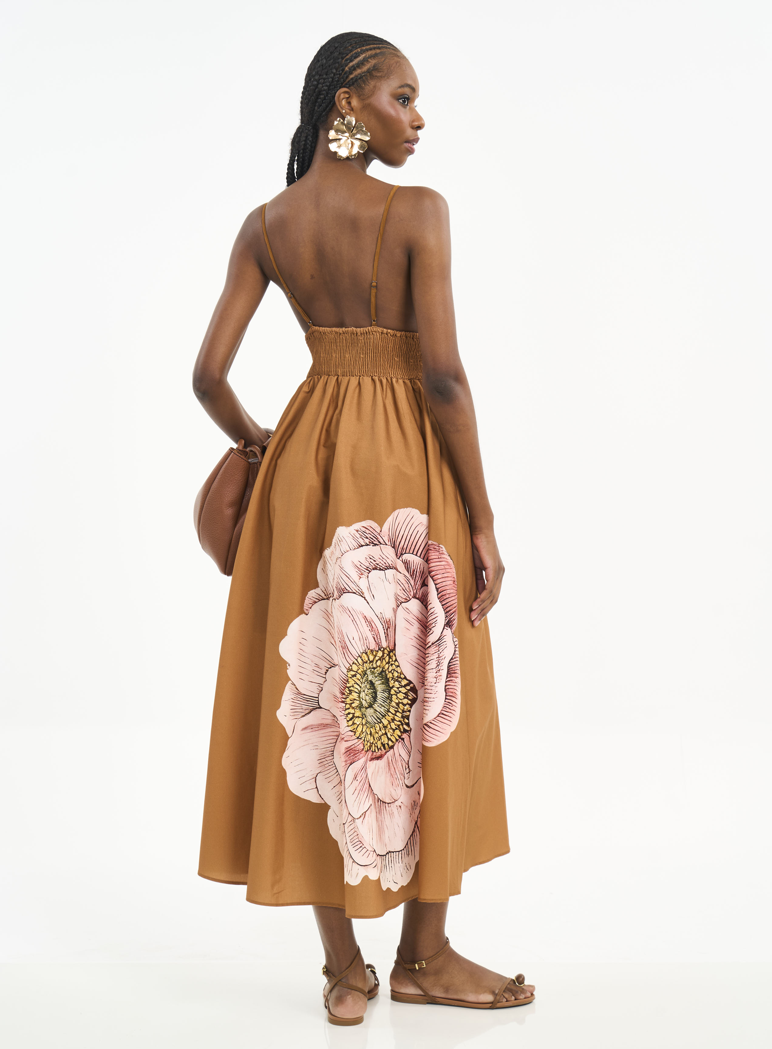 VESTIDO ESTAMPADO M PAR.DES FLEU.II