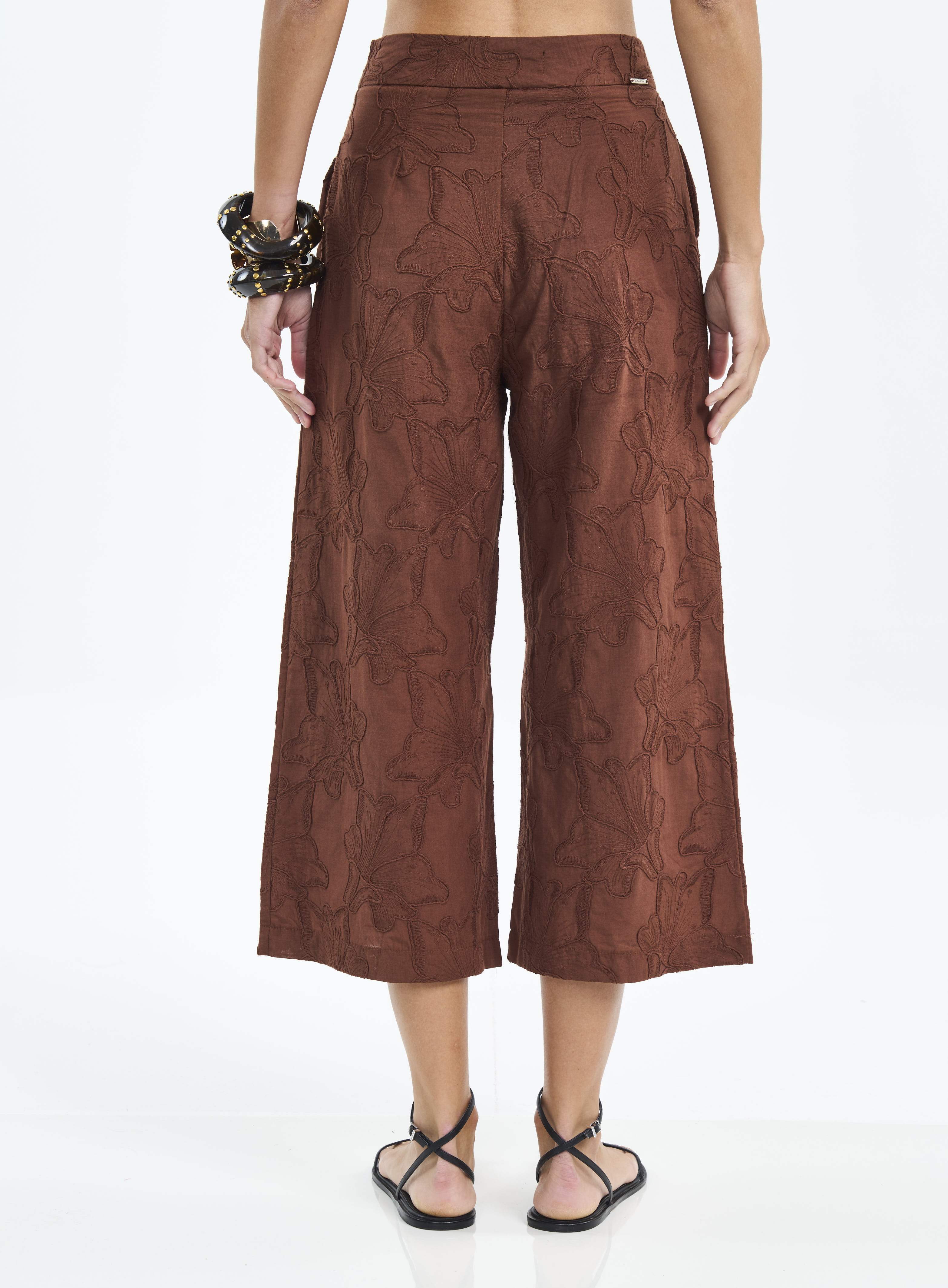 CALÇA COLCCI P MARROM TIRAMISU