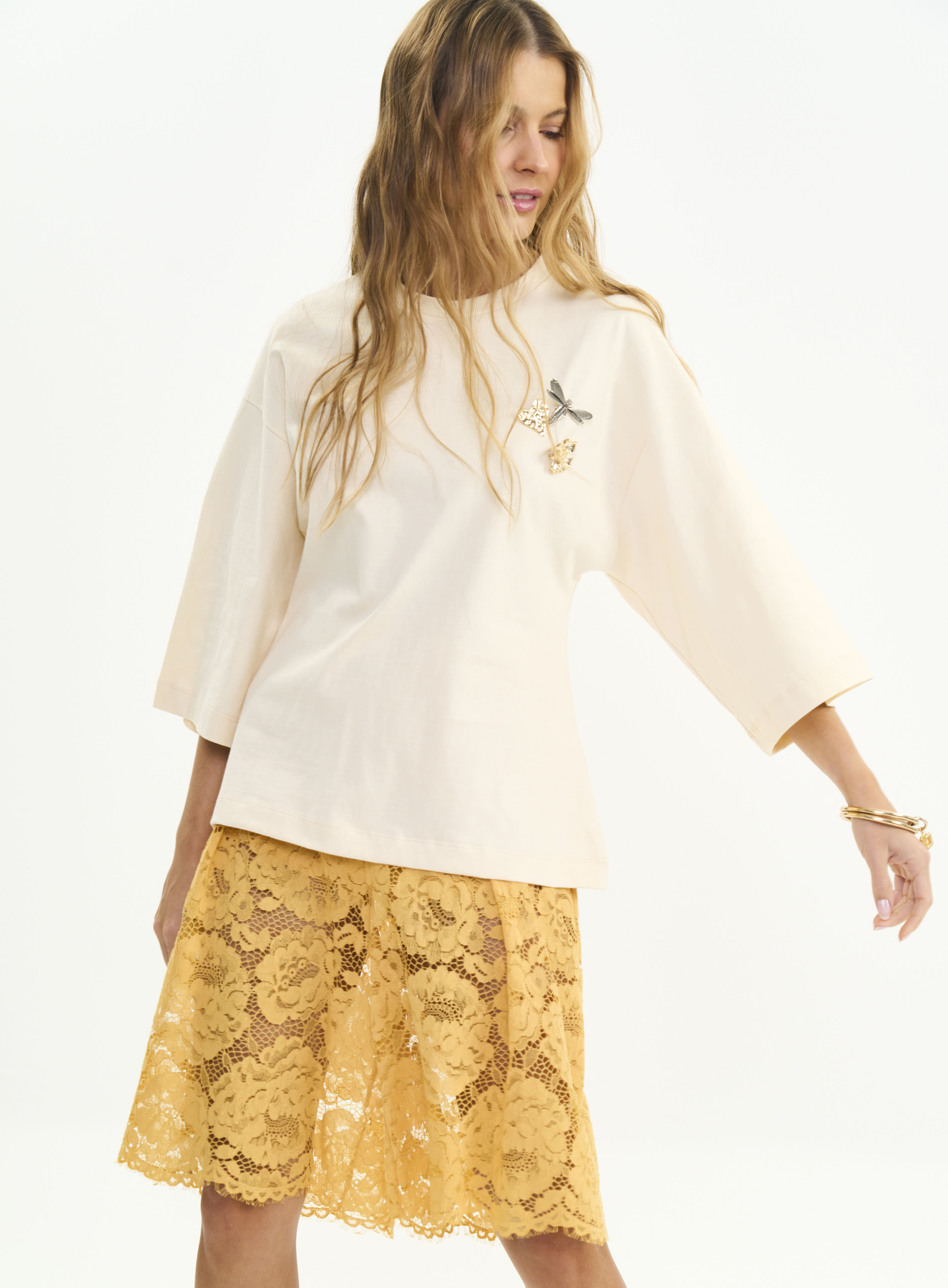 CAMISETA COLCCI P BEGE AFFOGATO