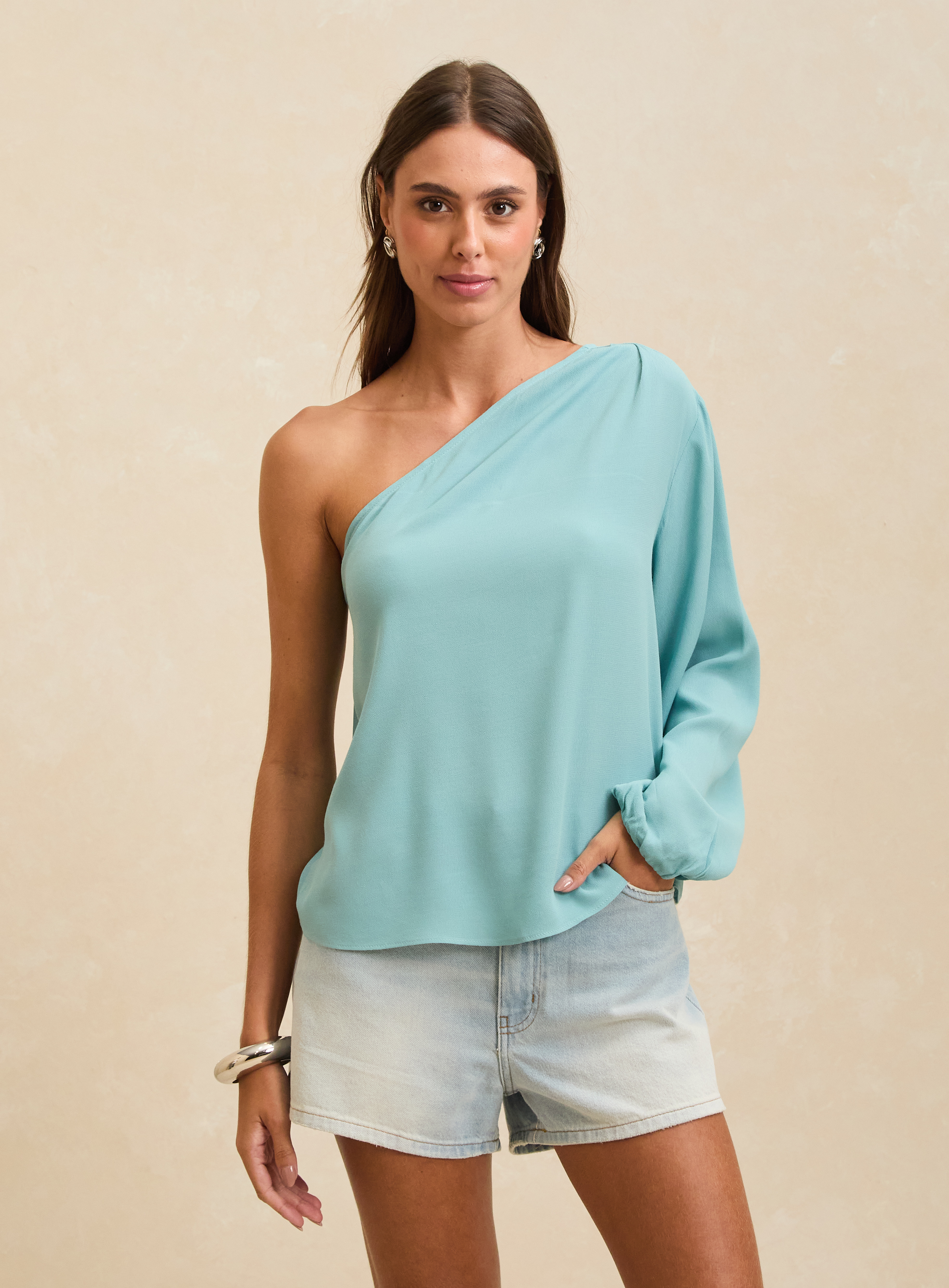 BLUSA FORUM M AZUL CAMEO