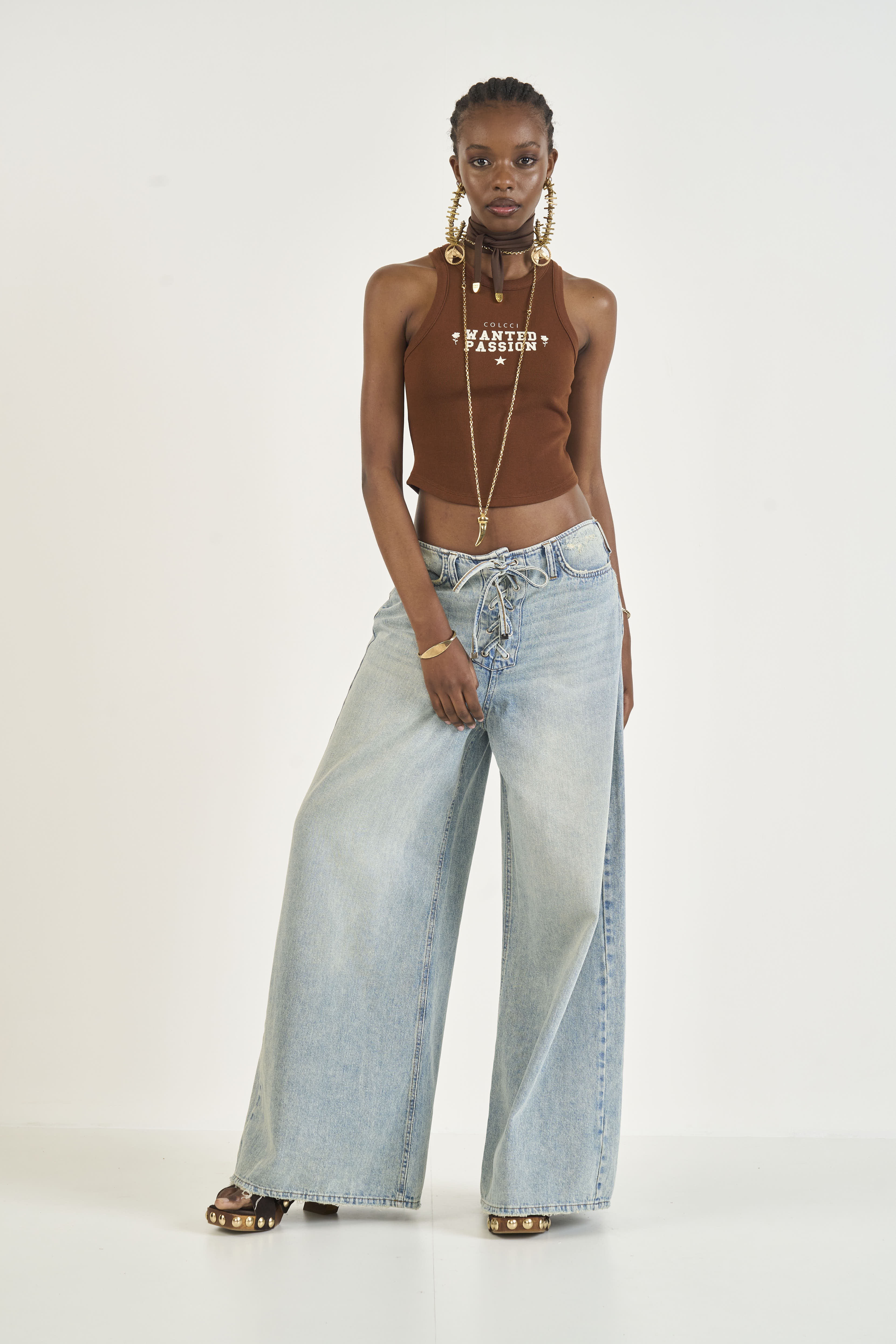 CALÇA JEANS BRUNA LOW 38 INDIGO