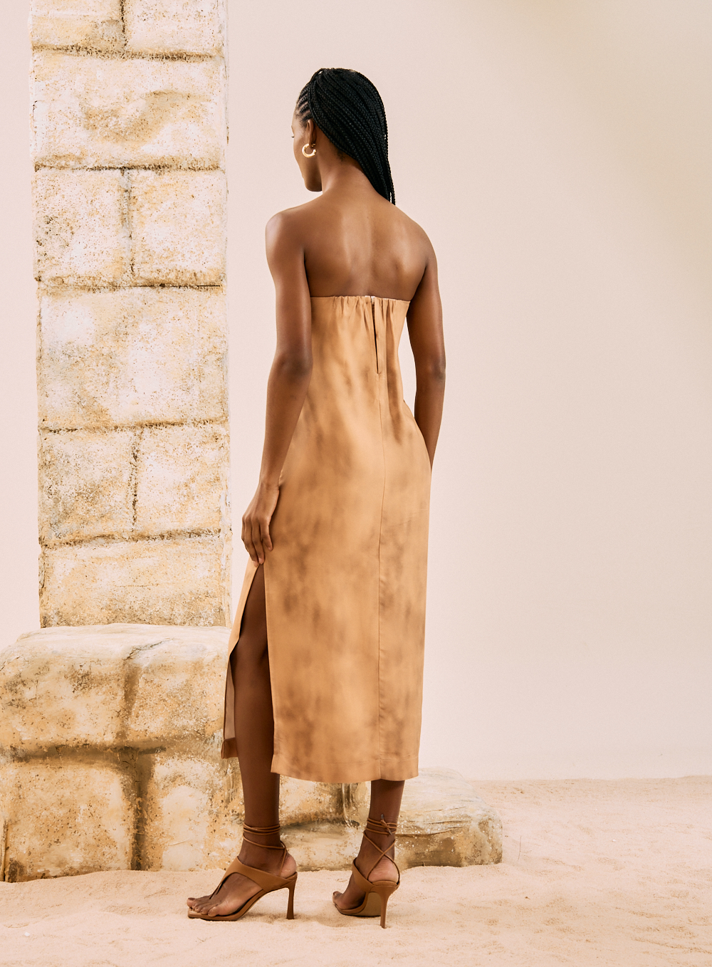 VESTIDO ESTAMPADO G DESERT FOOTPRI.